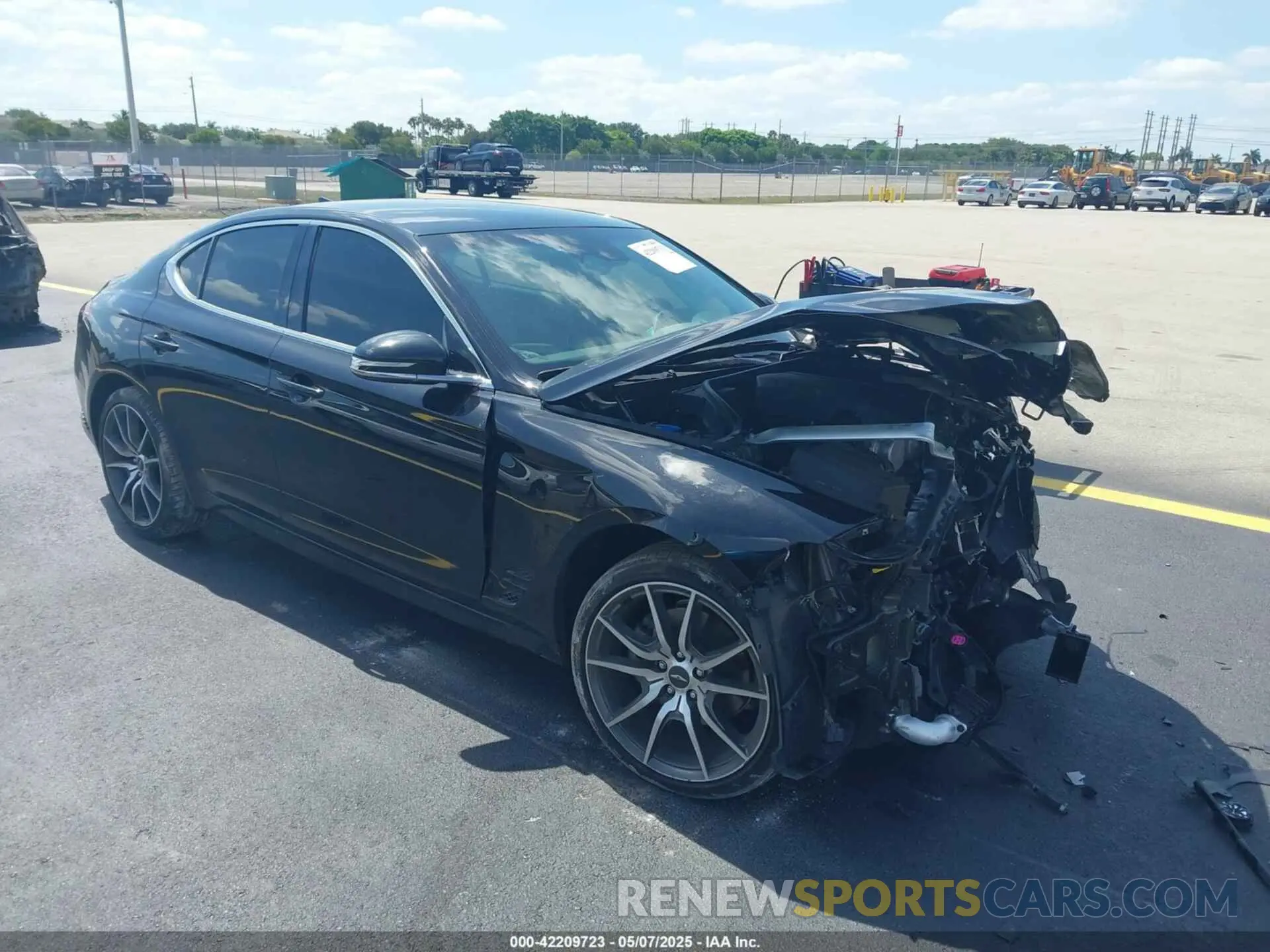 1 fotografías del automóvil dañado KMTG34TA4PU135164 GENESIS G70 2023