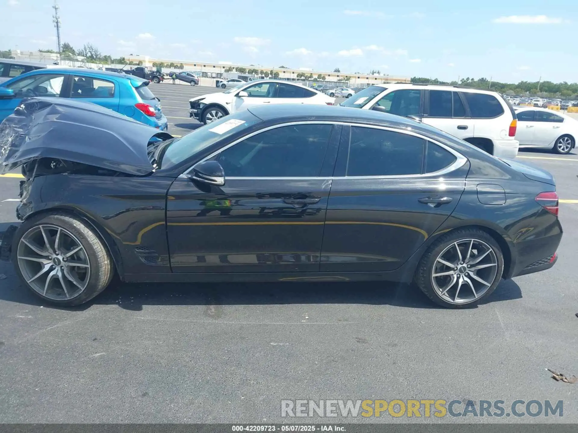14 fotografías del automóvil dañado KMTG34TA4PU135164 GENESIS G70 2023