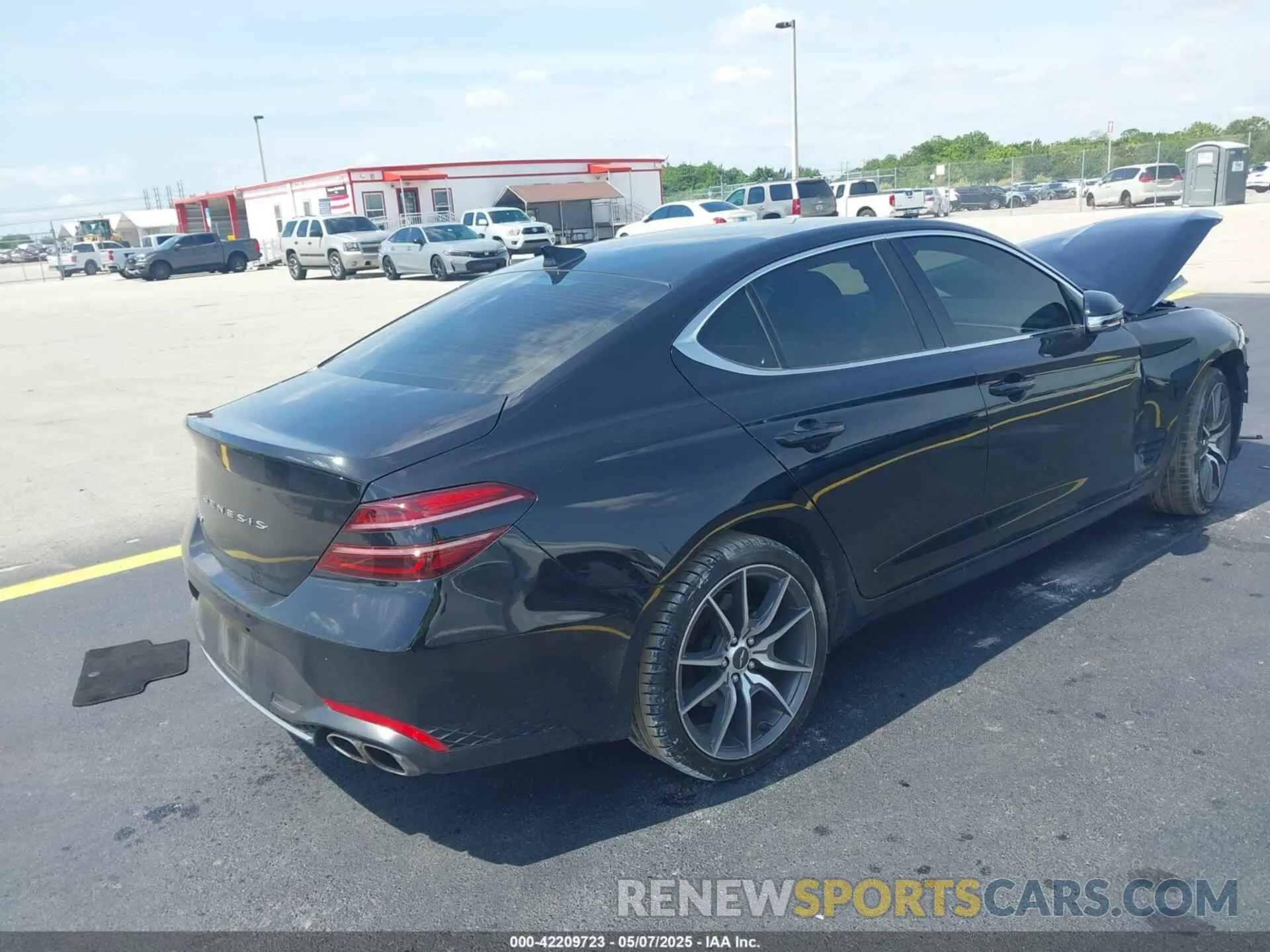 4 fotografías del automóvil dañado KMTG34TA4PU135164 GENESIS G70 2023