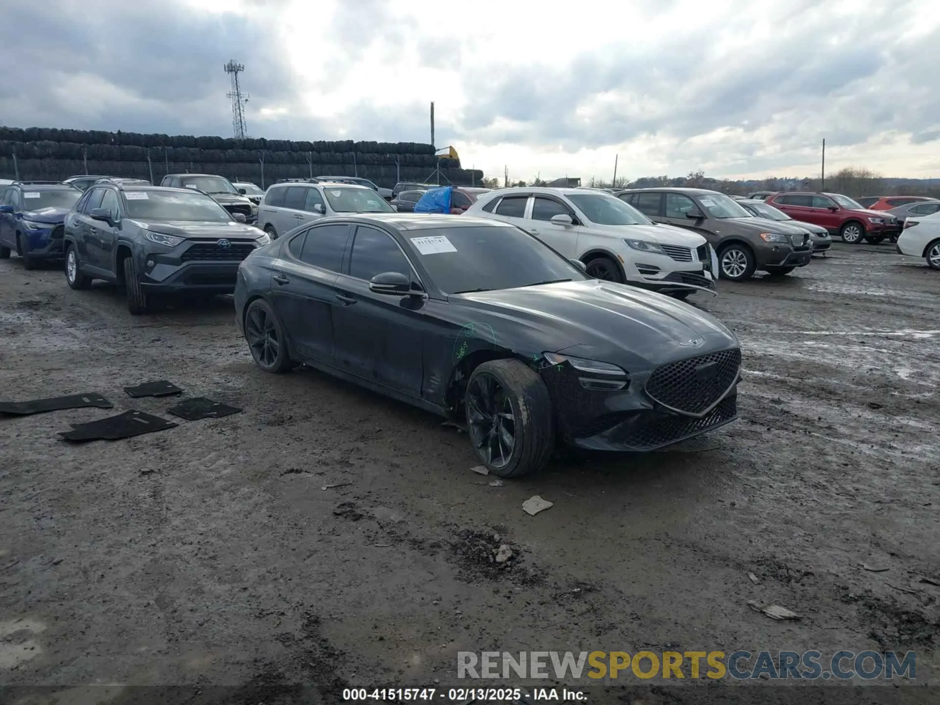 1 fotografías del automóvil dañado KMTG34TA5PU120298 GENESIS G70 2023