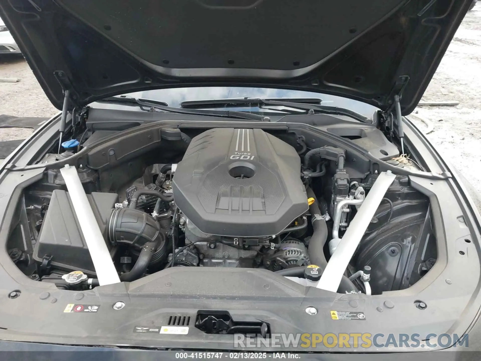 10 fotografías del automóvil dañado KMTG34TA5PU120298 GENESIS G70 2023