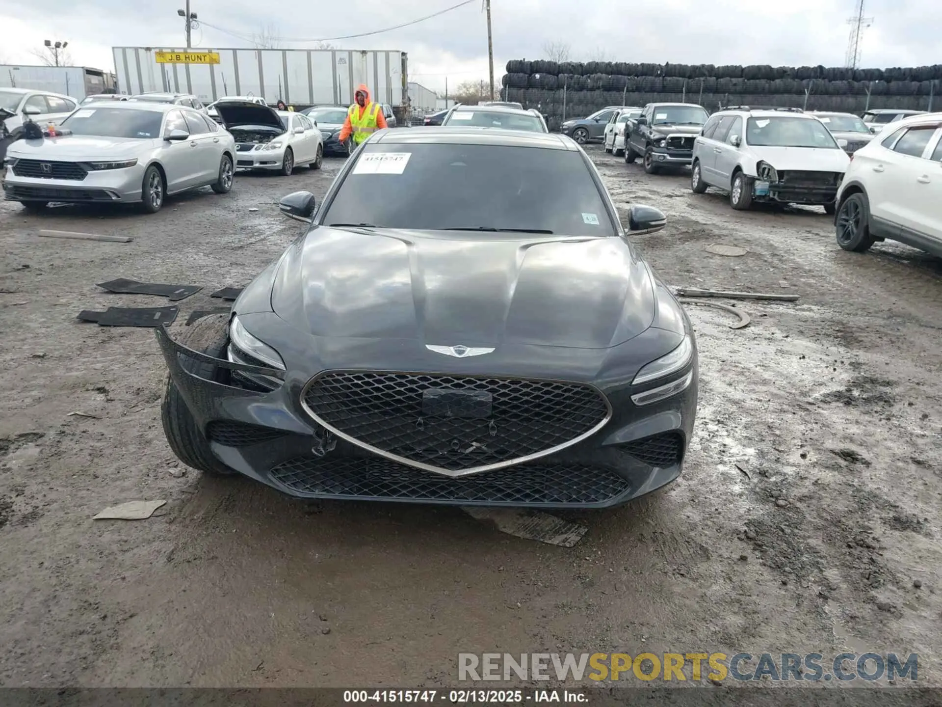 12 fotografías del automóvil dañado KMTG34TA5PU120298 GENESIS G70 2023