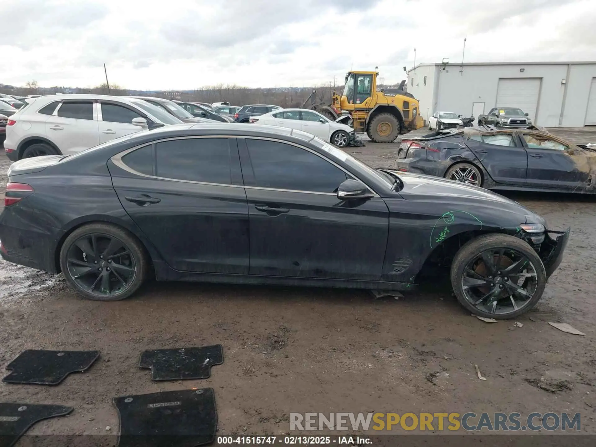 13 fotografías del automóvil dañado KMTG34TA5PU120298 GENESIS G70 2023