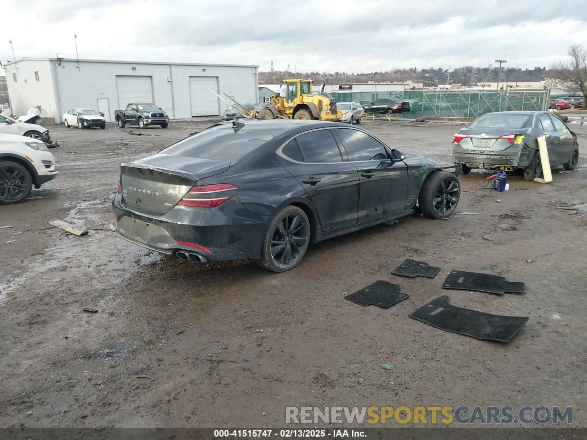 4 fotografías del automóvil dañado KMTG34TA5PU120298 GENESIS G70 2023
