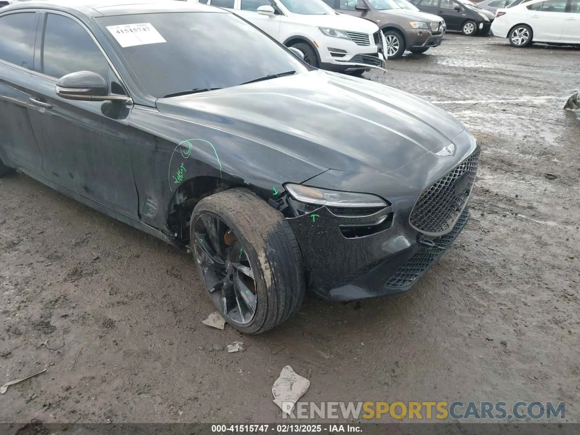 6 fotografías del automóvil dañado KMTG34TA5PU120298 GENESIS G70 2023