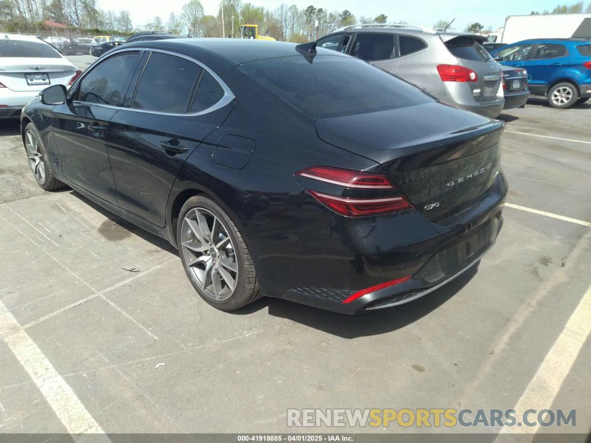 3 fotografías del automóvil dañado KMTG34TA5PU121225 GENESIS G70 2023