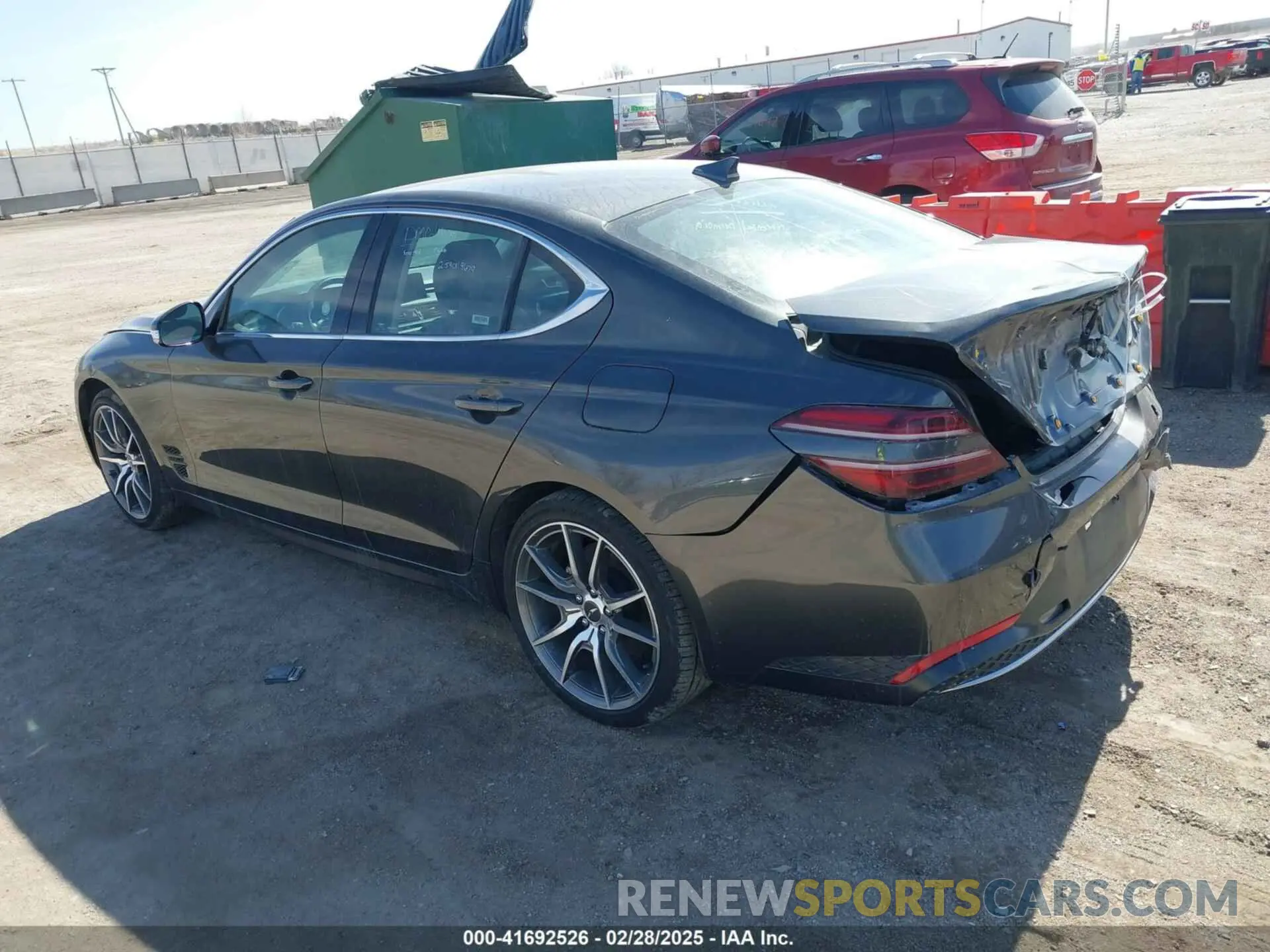 3 fotografías del automóvil dañado KMTG34TA5PU128188 GENESIS G70 2023