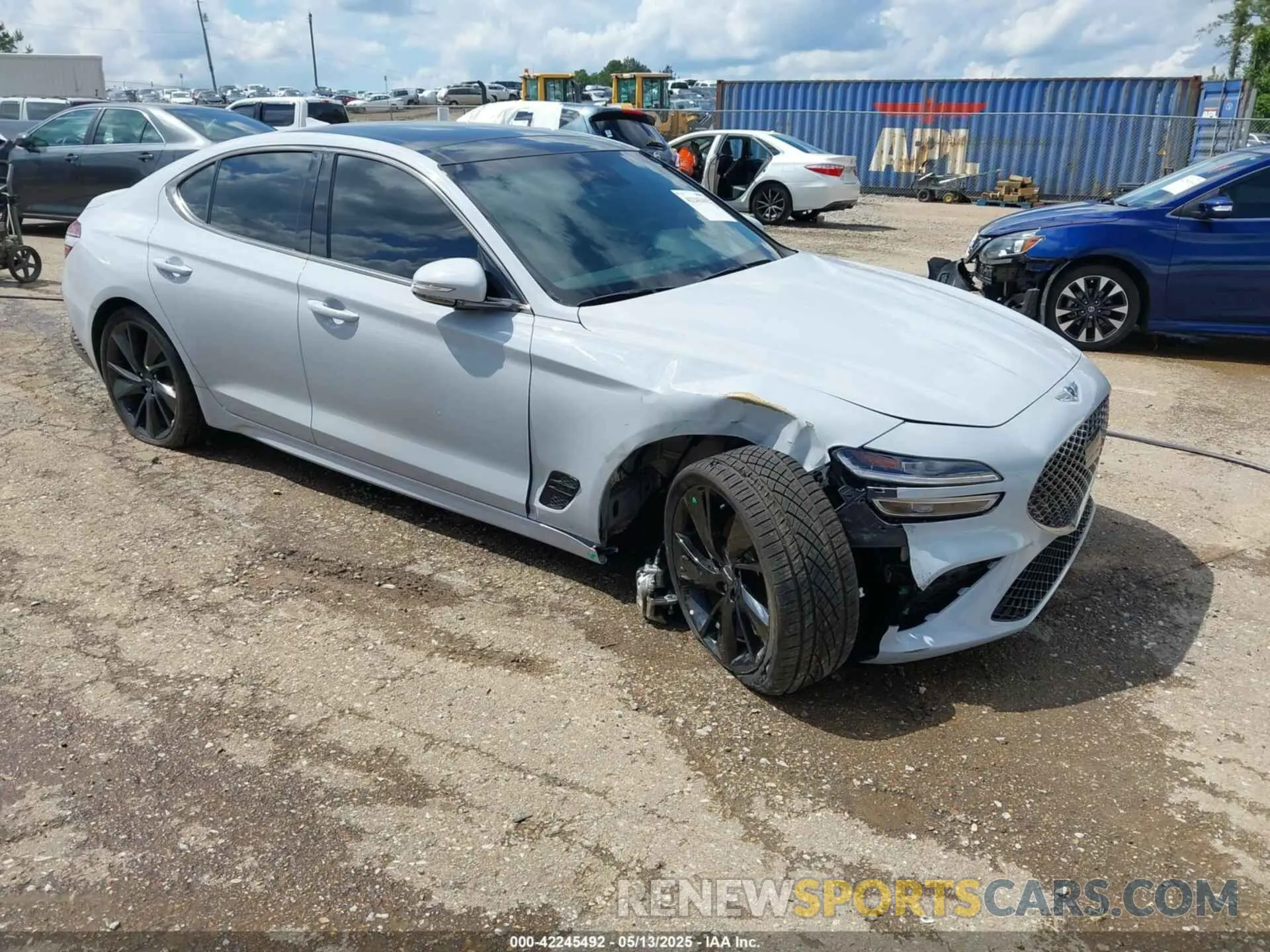1 fotografías del automóvil dañado KMTG34TA6PU111805 GENESIS G70 2023