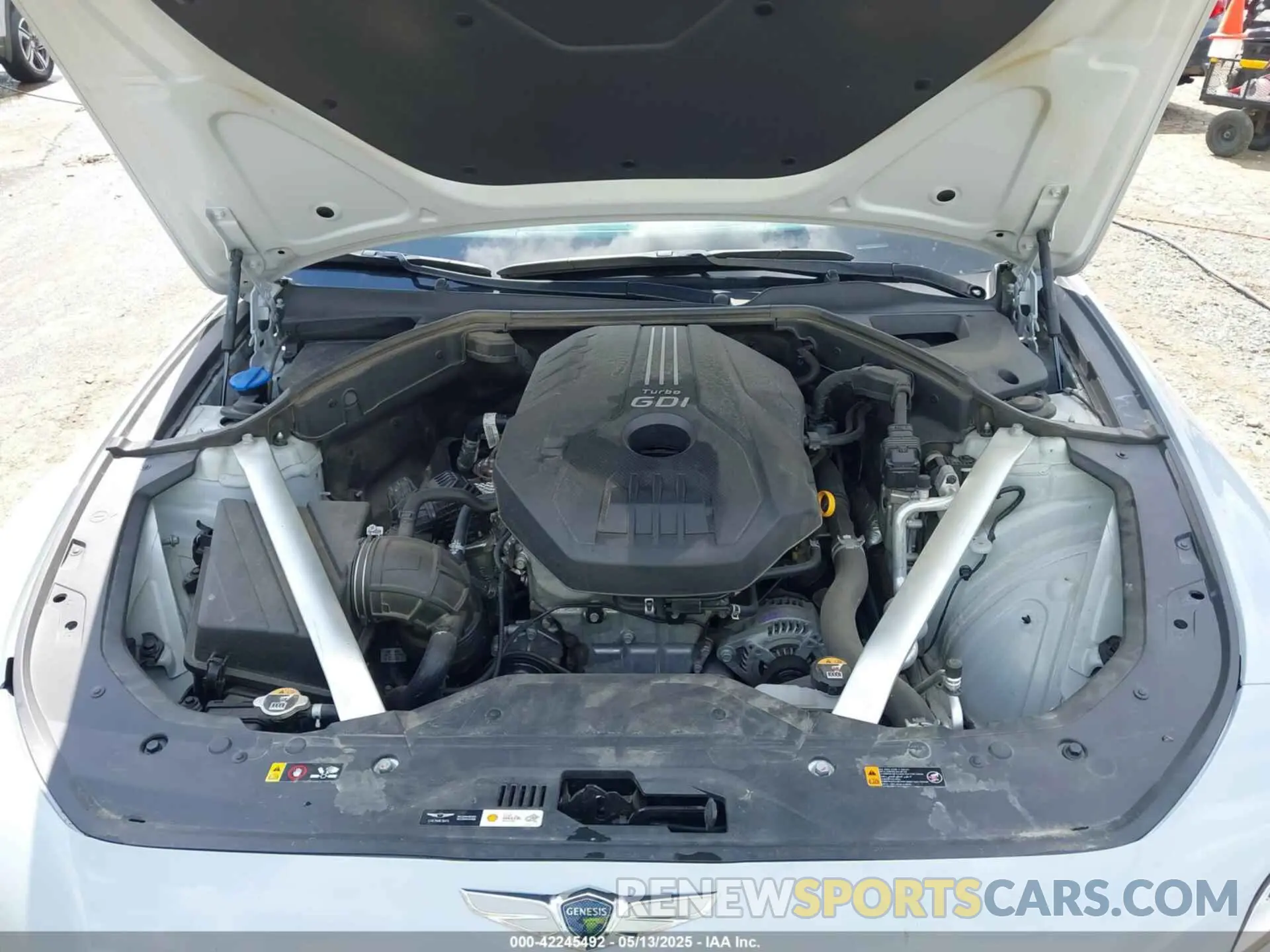 10 fotografías del automóvil dañado KMTG34TA6PU111805 GENESIS G70 2023