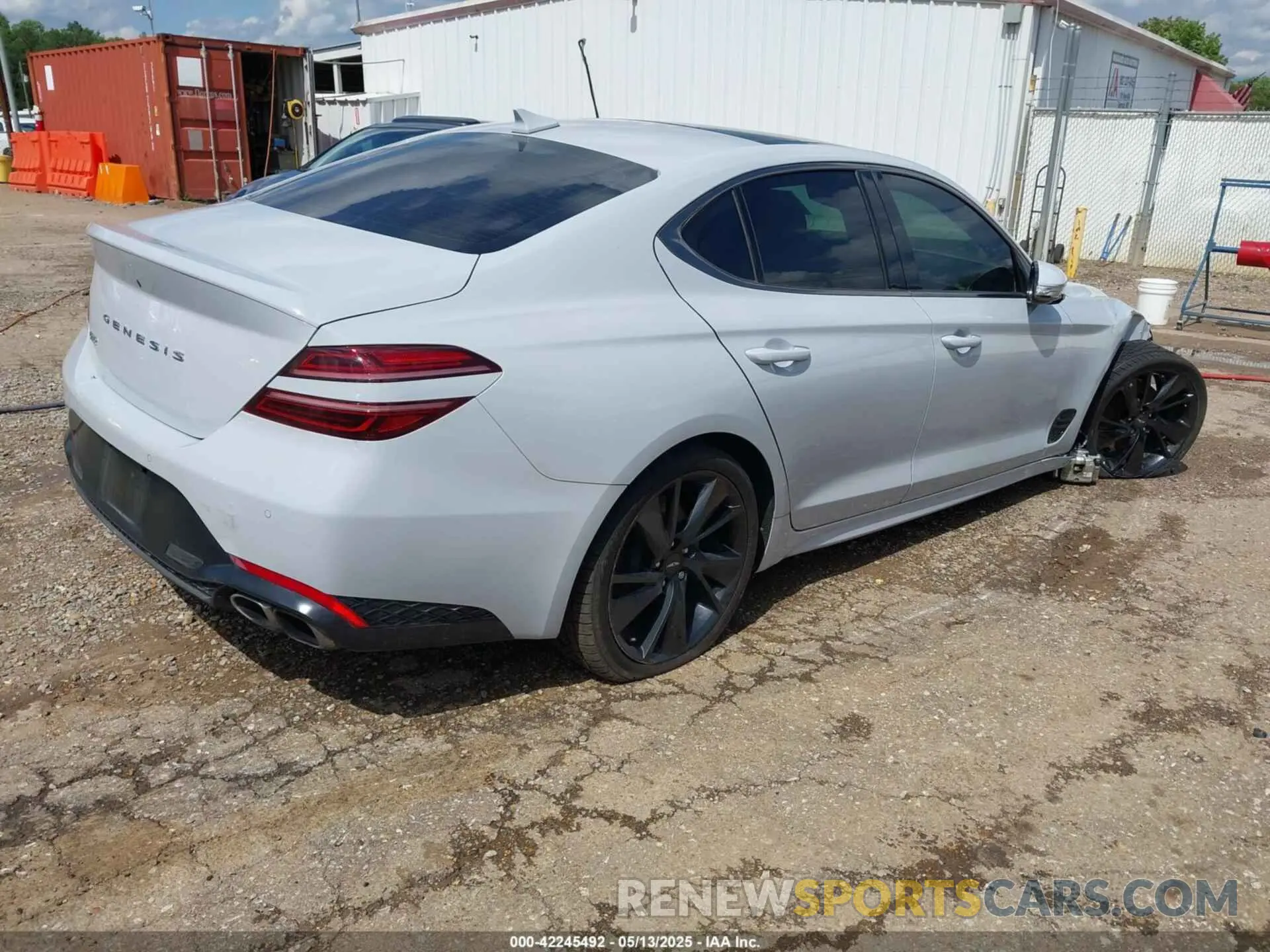 4 fotografías del automóvil dañado KMTG34TA6PU111805 GENESIS G70 2023