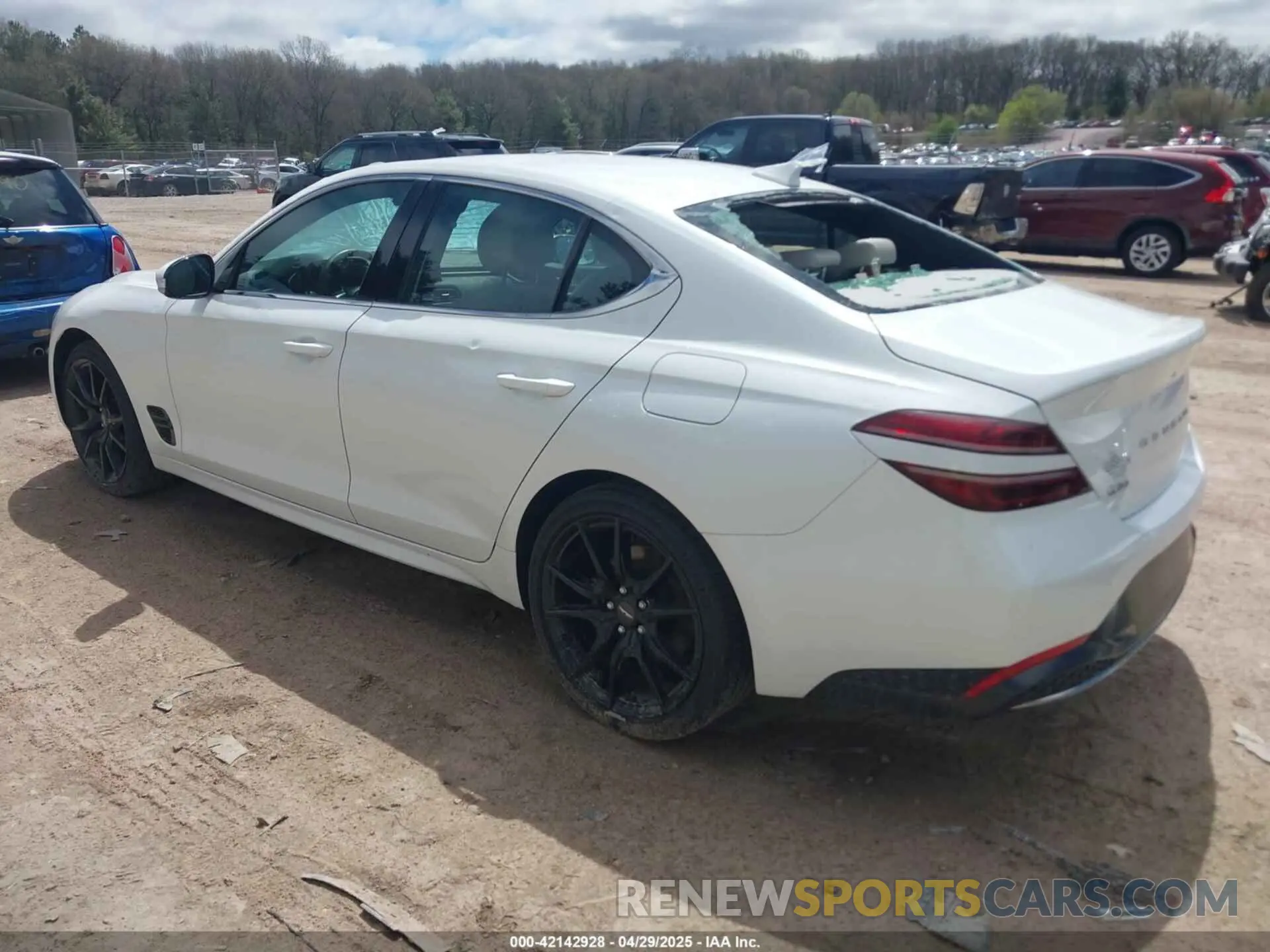 3 fotografías del automóvil dañado KMTG34TA7PU131917 GENESIS G70 2023