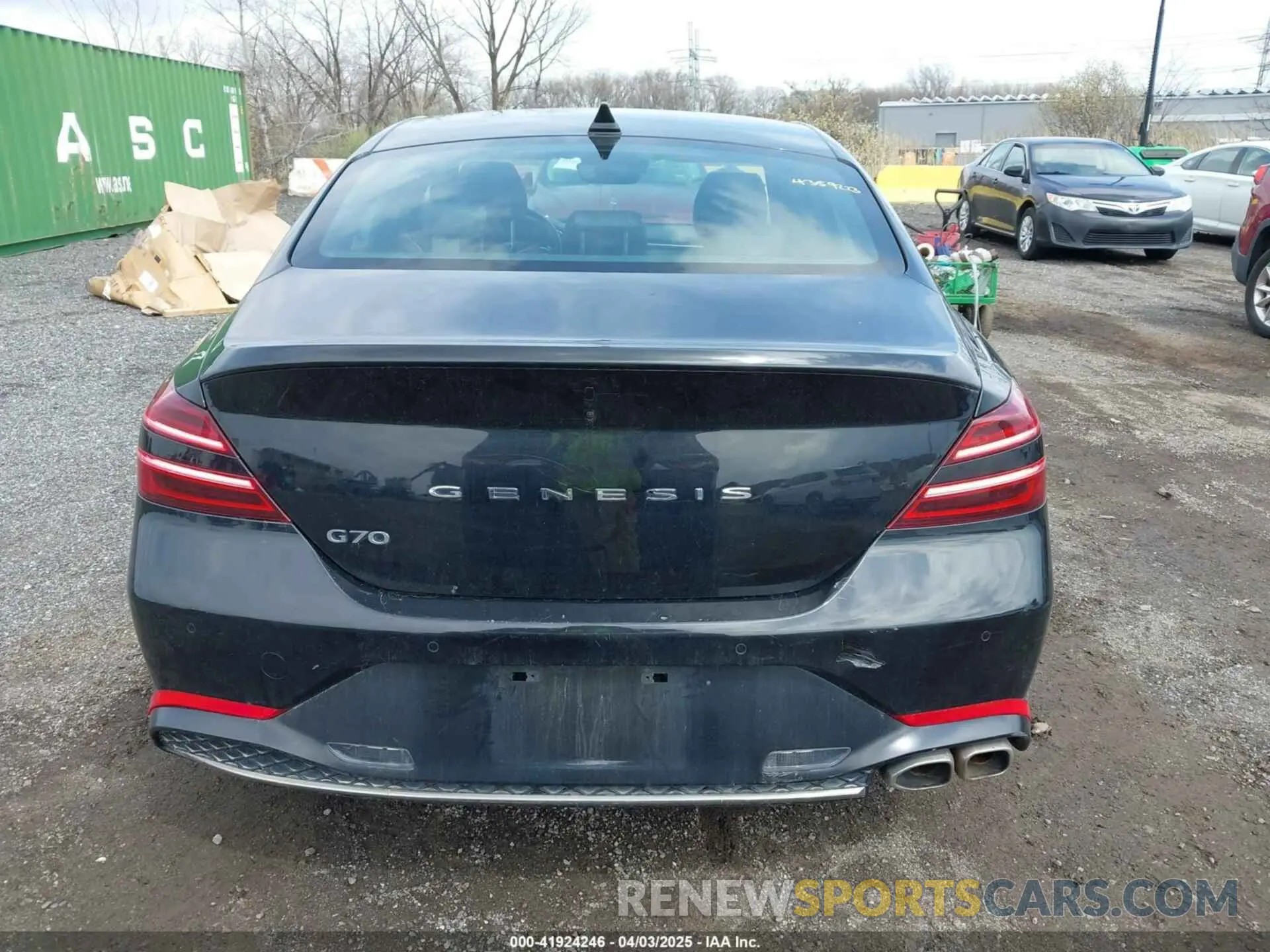 15 fotografías del automóvil dañado KMTG34TA8PU110168 GENESIS G70 2023
