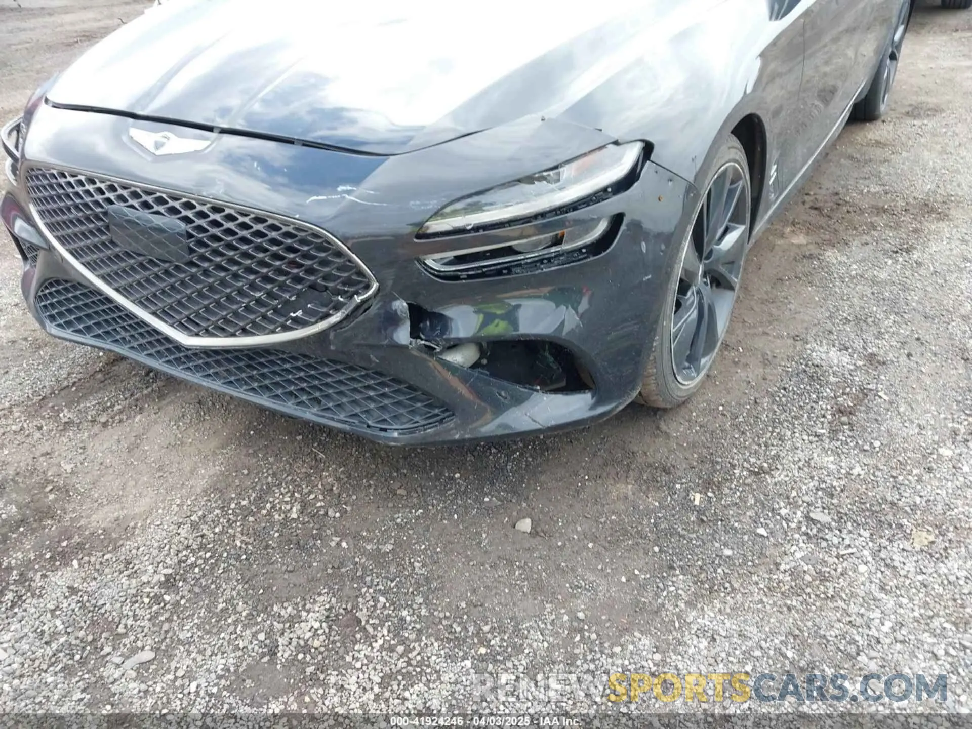 6 fotografías del automóvil dañado KMTG34TA8PU110168 GENESIS G70 2023