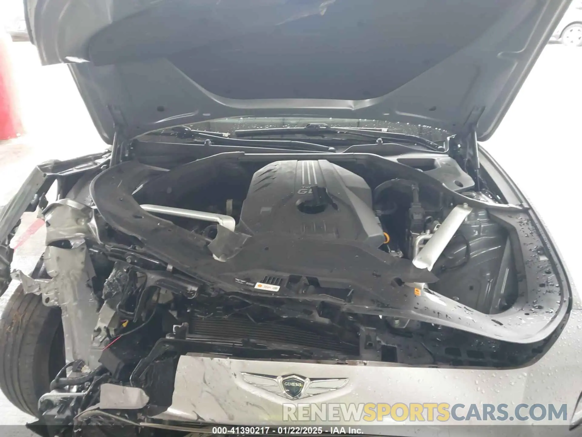 10 fotografías del automóvil dañado KMTG34TA8PU111790 GENESIS G70 2023