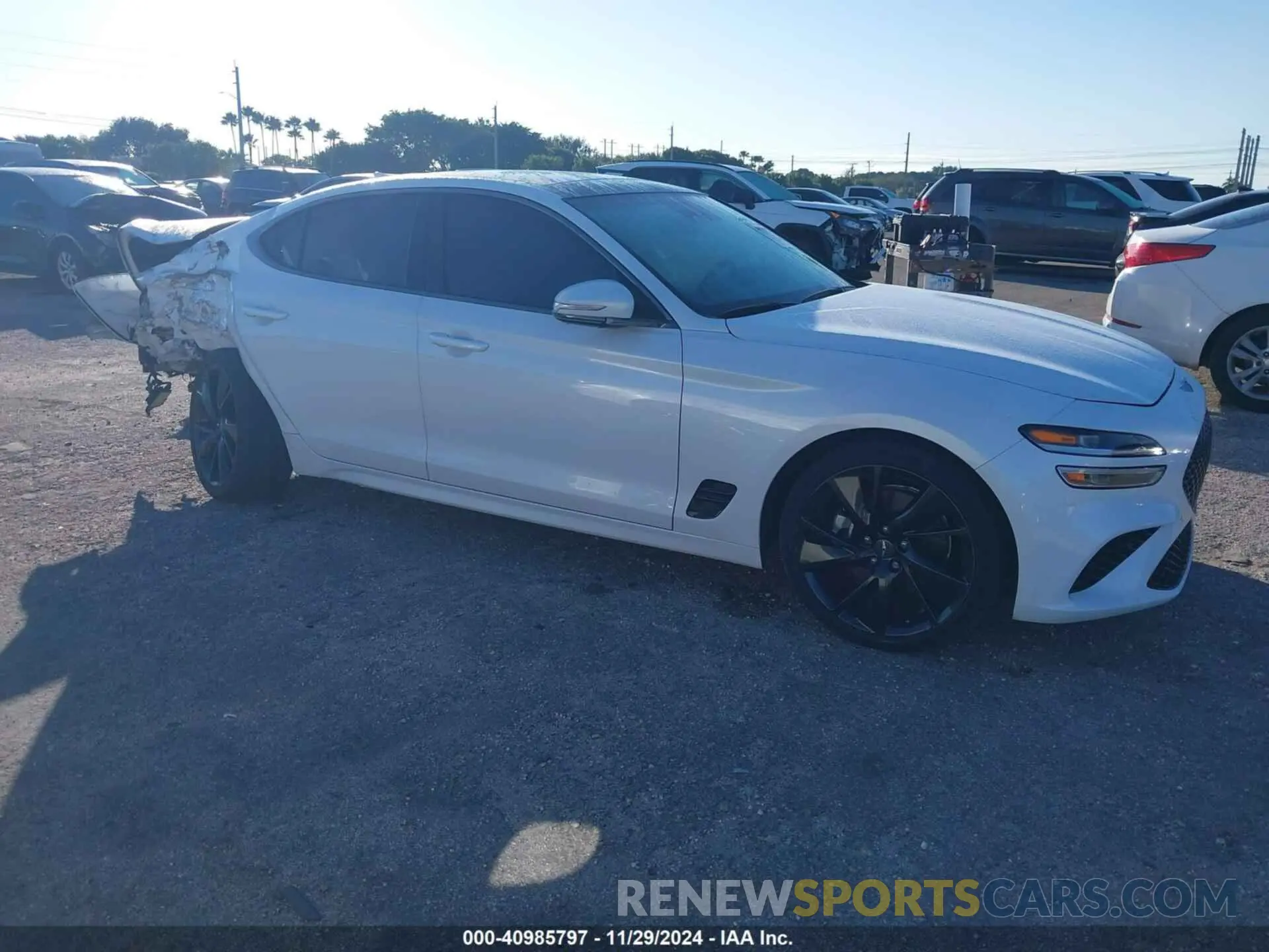 1 fotografías del automóvil dañado KMTG34TA9PU110258 GENESIS G70 2023