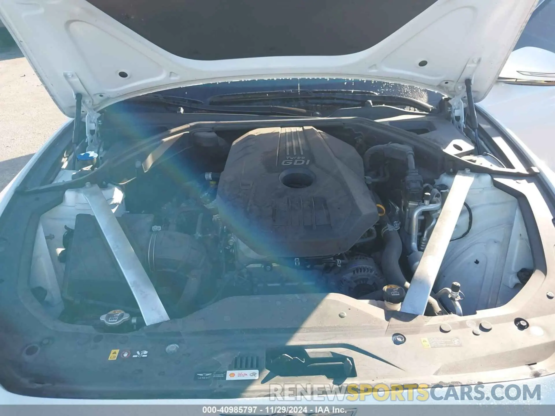 10 fotografías del automóvil dañado KMTG34TA9PU110258 GENESIS G70 2023