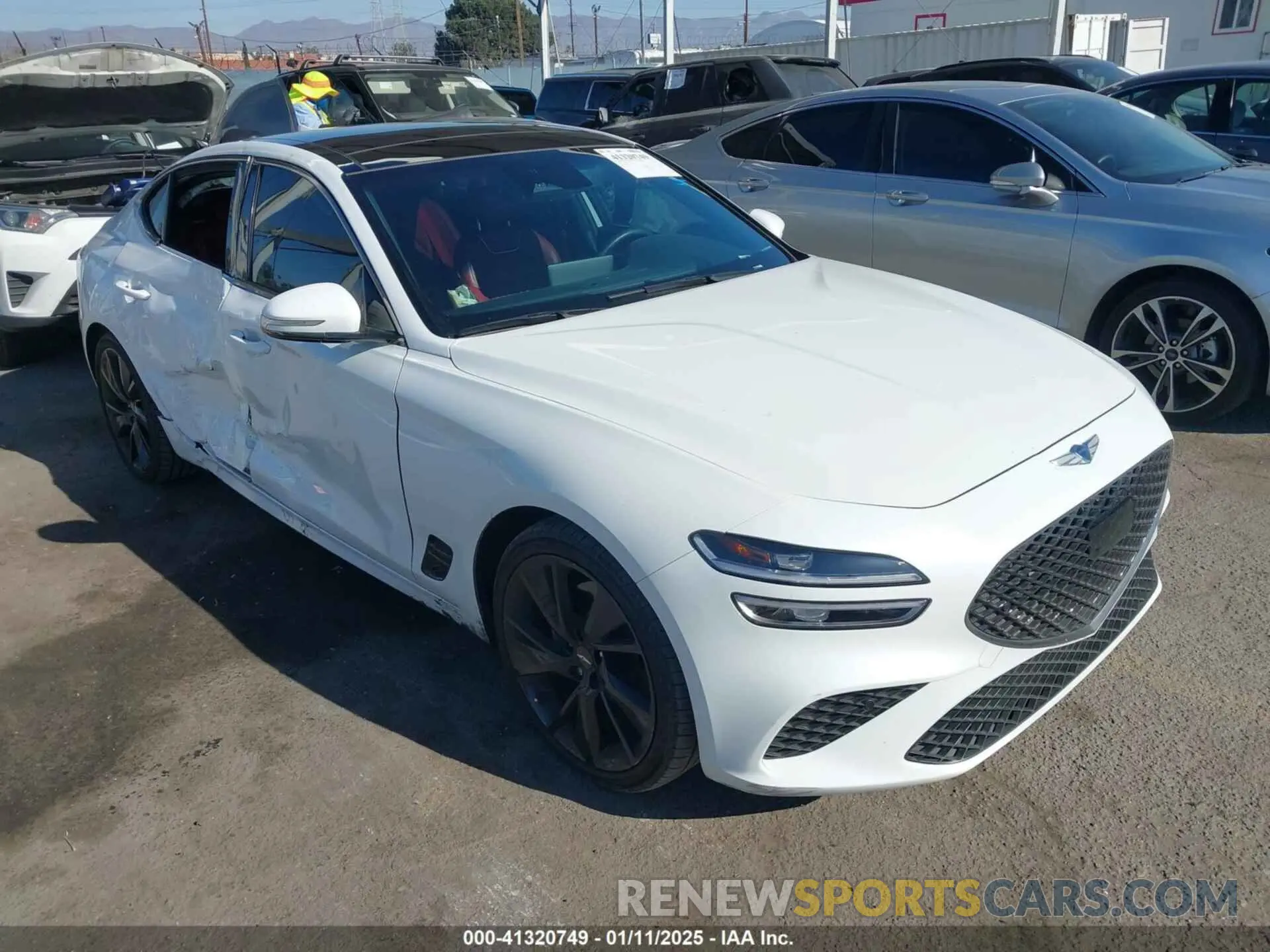 1 fotografías del automóvil dañado KMTG34TAXPU112861 GENESIS G70 2023