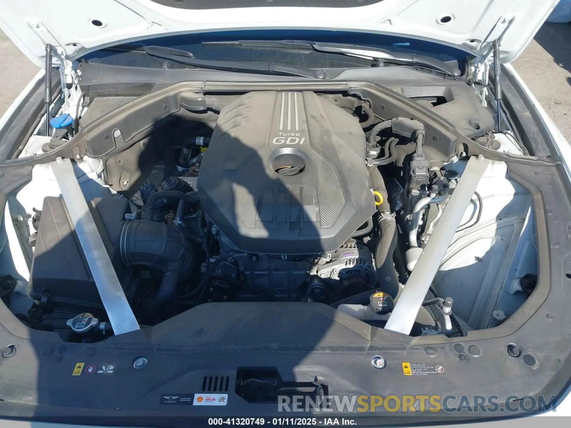 10 fotografías del automóvil dañado KMTG34TAXPU112861 GENESIS G70 2023