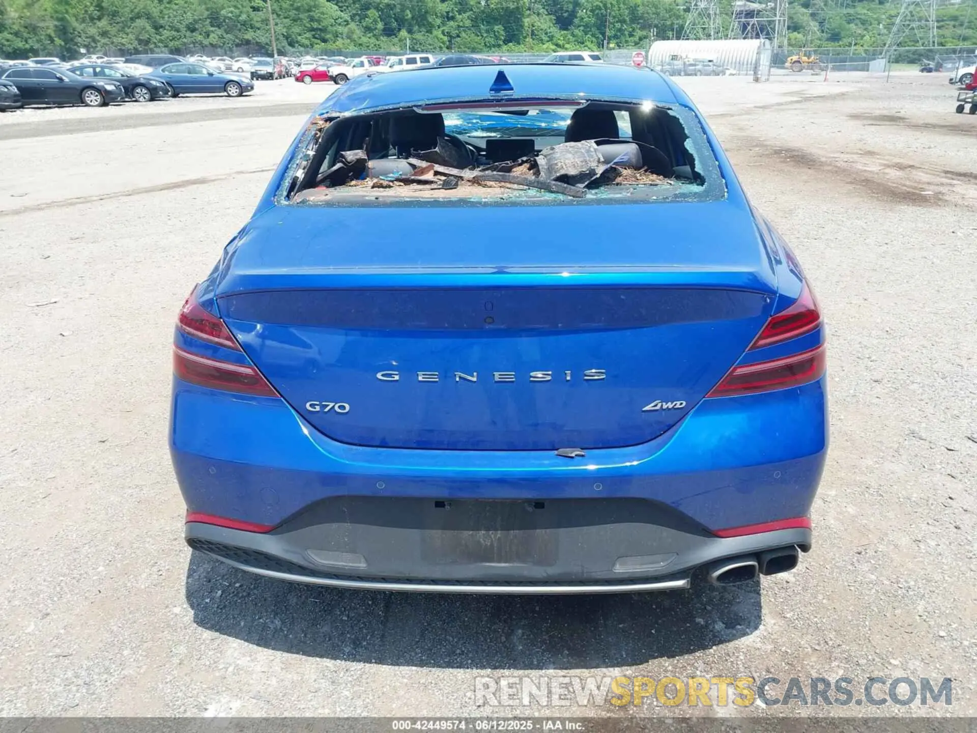 17 fotografías del automóvil dañado KMTG34TAXPU112892 GENESIS G70 2023