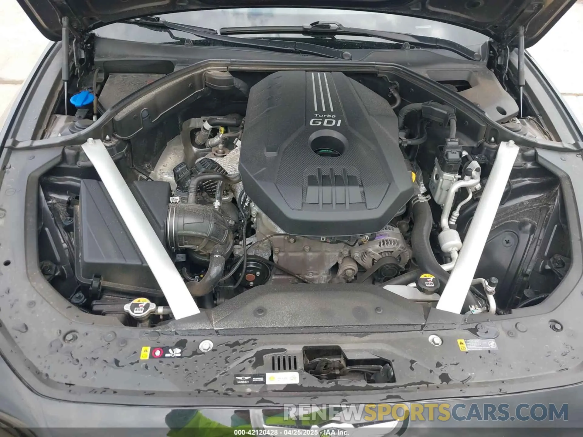 10 fotografías del automóvil dañado KMTG34TAXPU125643 GENESIS G70 2023