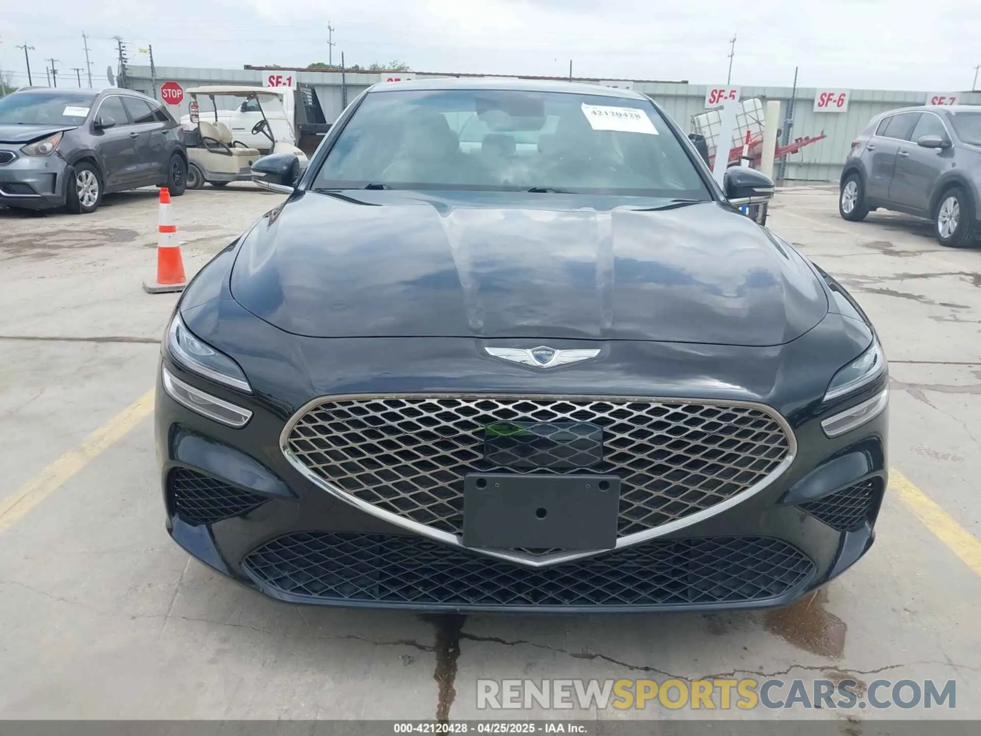 12 fotografías del automóvil dañado KMTG34TAXPU125643 GENESIS G70 2023
