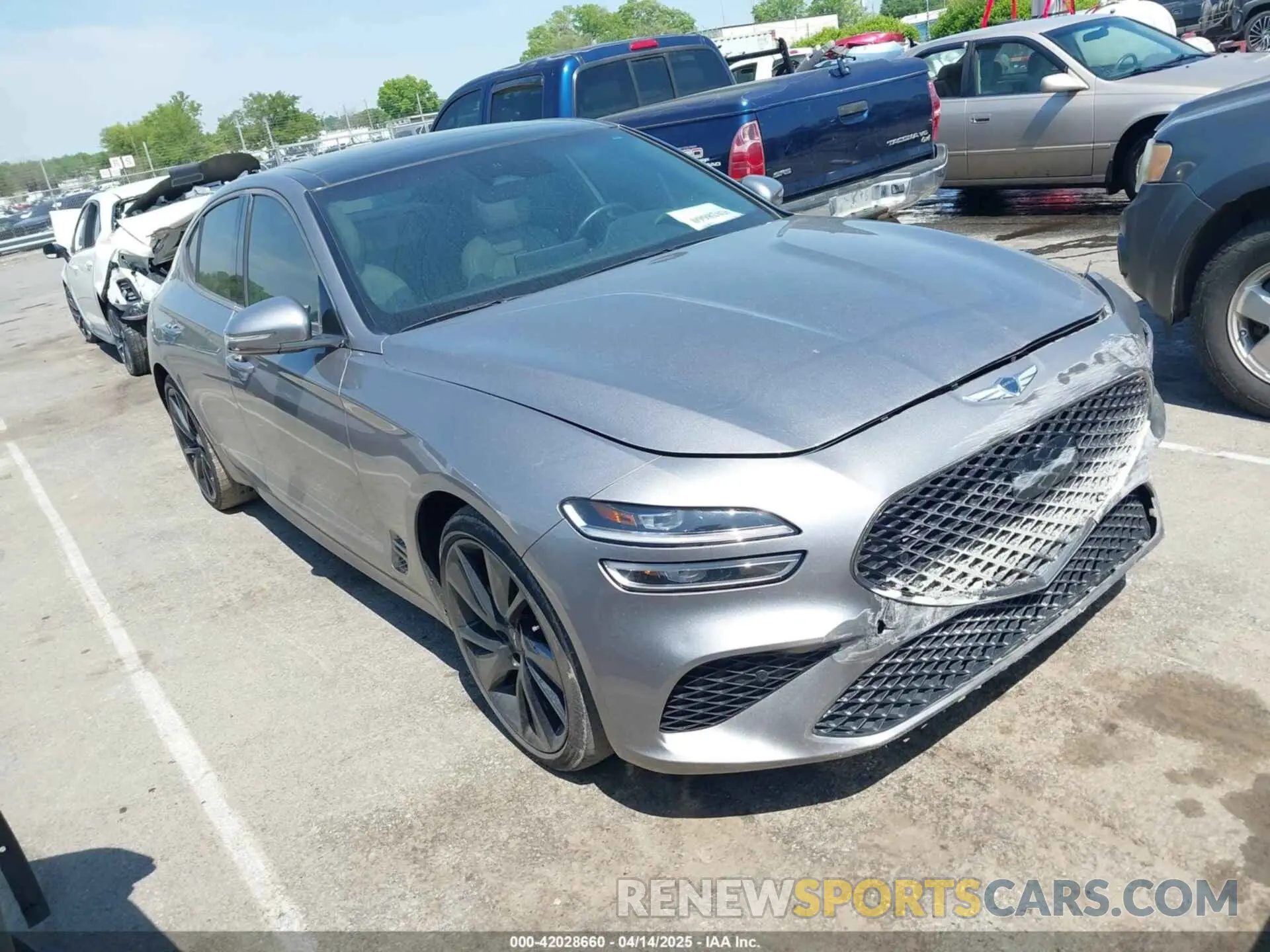 1 fotografías del automóvil dañado KMTG54TE2PU119770 GENESIS G70 2023