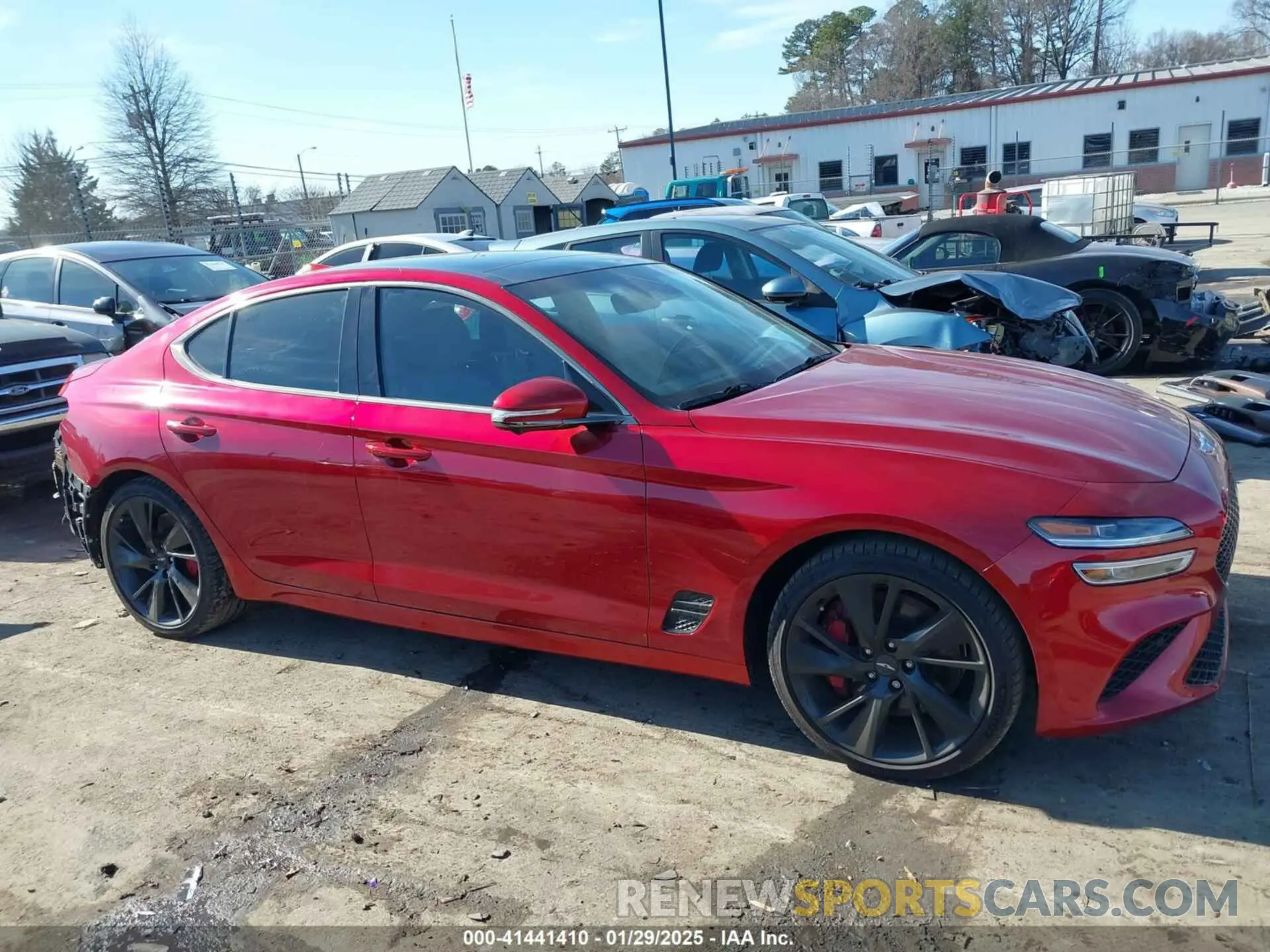 13 fotografías del automóvil dañado KMTG54TE4PU119947 GENESIS G70 2023