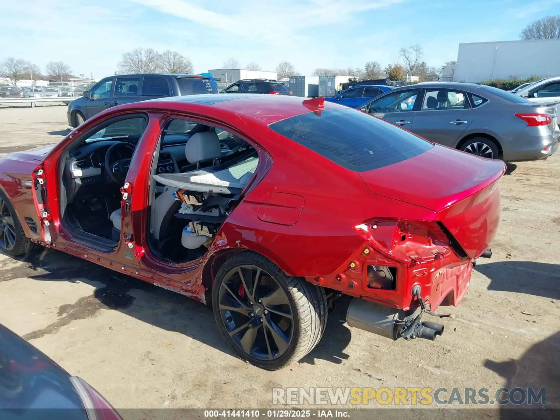6 fotografías del automóvil dañado KMTG54TE4PU119947 GENESIS G70 2023