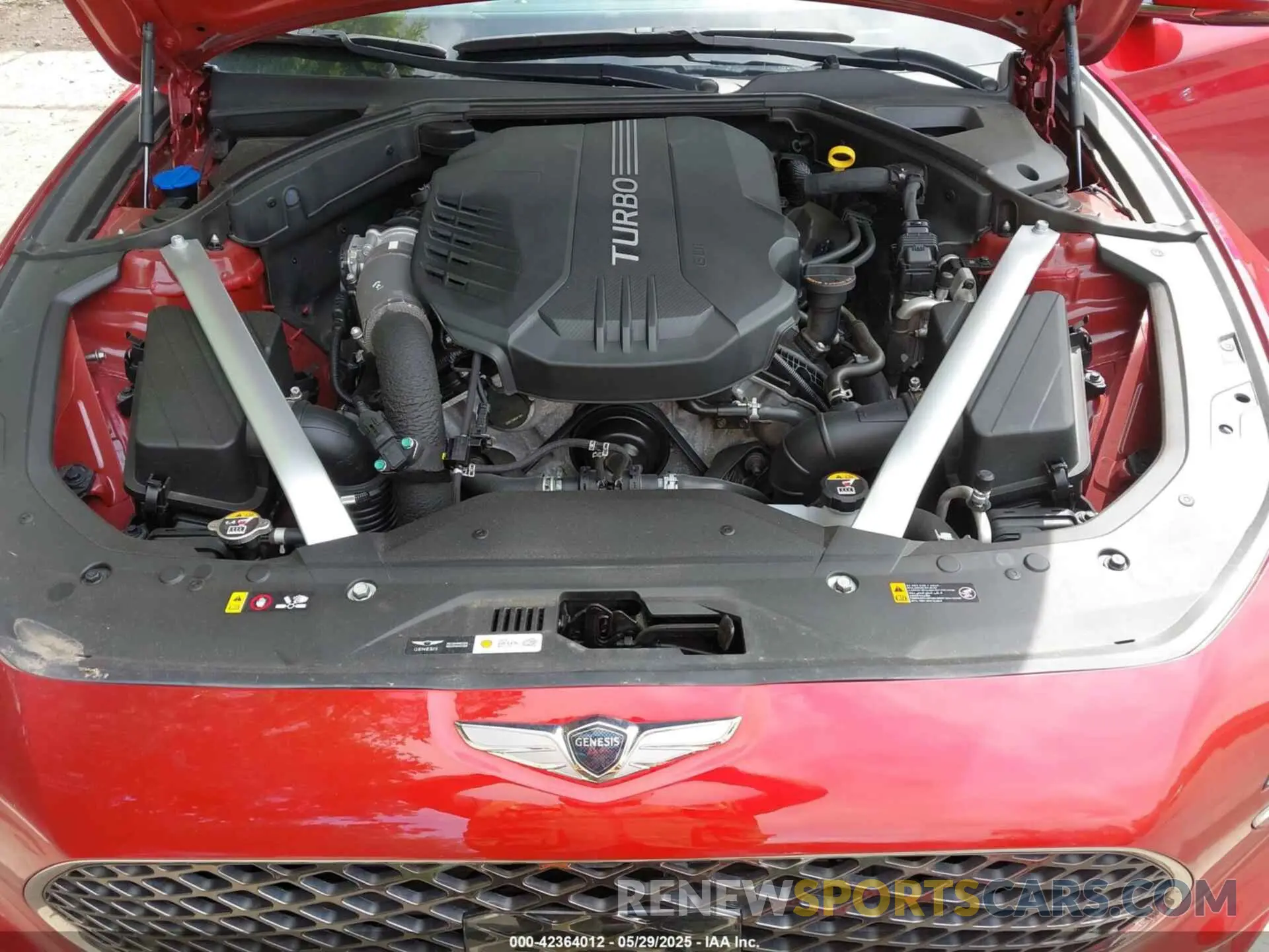 10 fotografías del automóvil dañado KMTG54TE5PU120847 GENESIS G70 2023