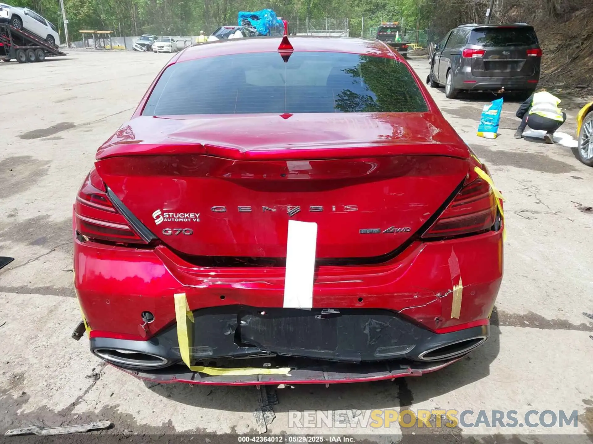 16 fotografías del automóvil dañado KMTG54TE5PU120847 GENESIS G70 2023
