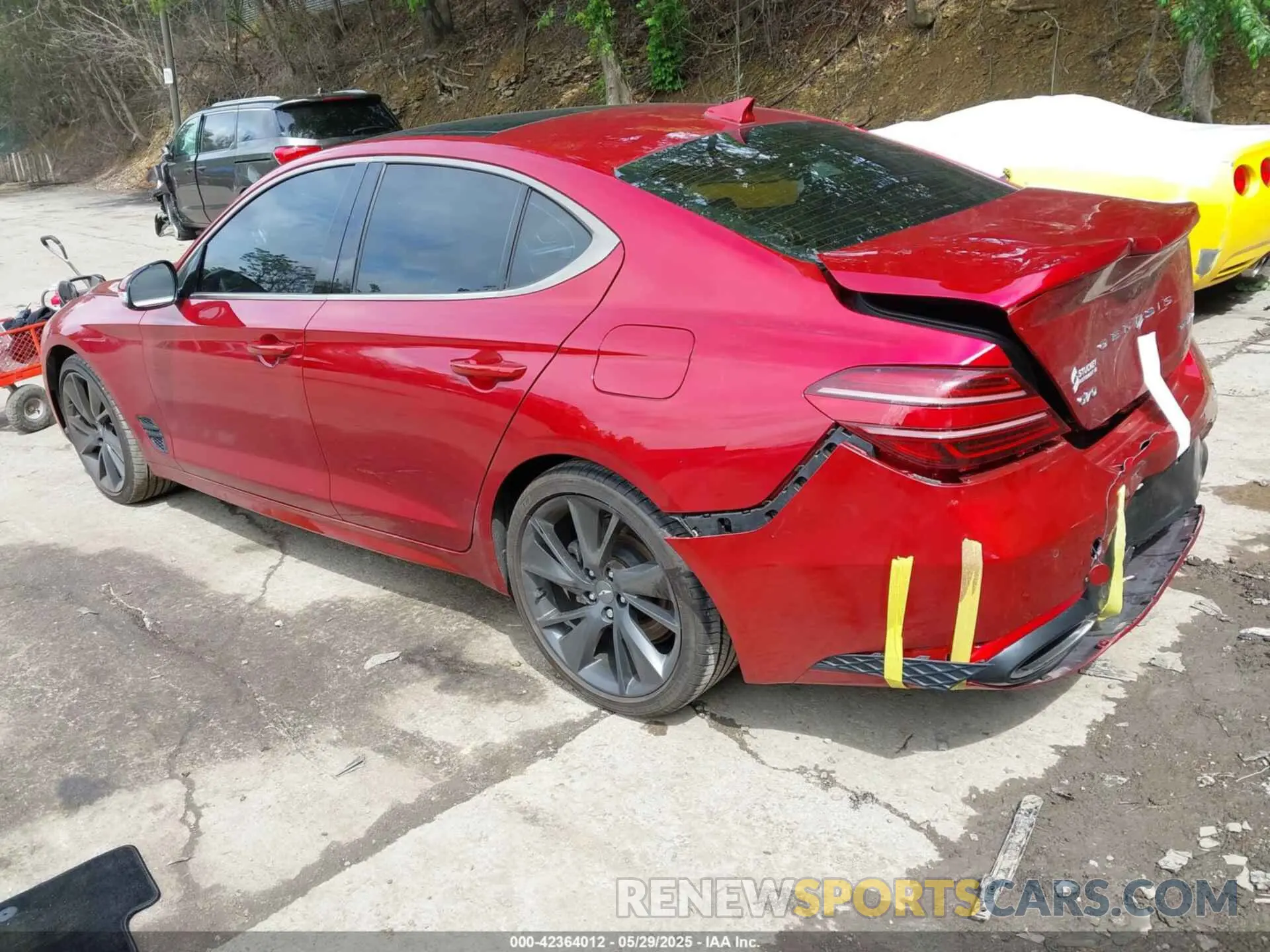 3 fotografías del automóvil dañado KMTG54TE5PU120847 GENESIS G70 2023