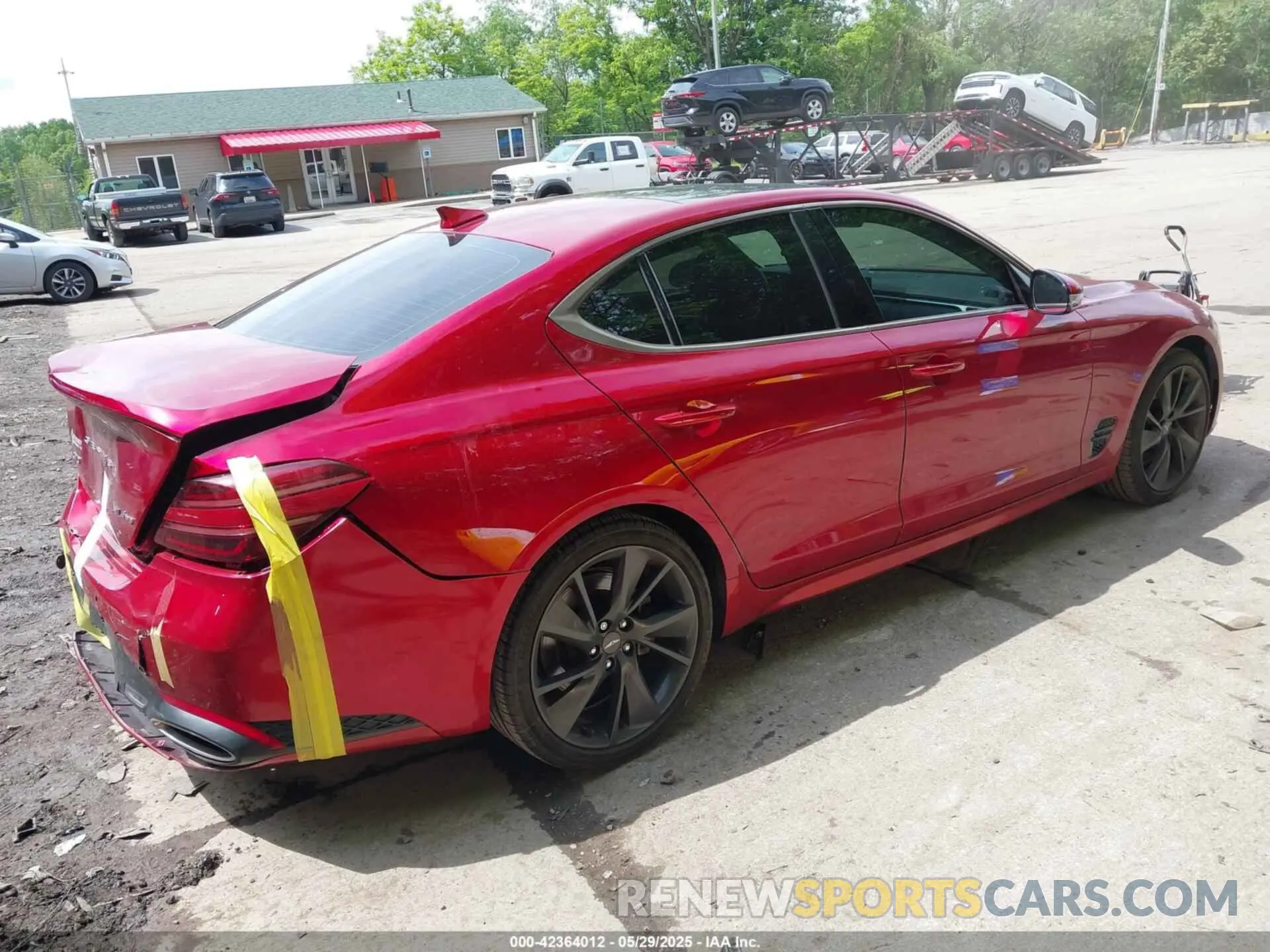 4 fotografías del automóvil dañado KMTG54TE5PU120847 GENESIS G70 2023