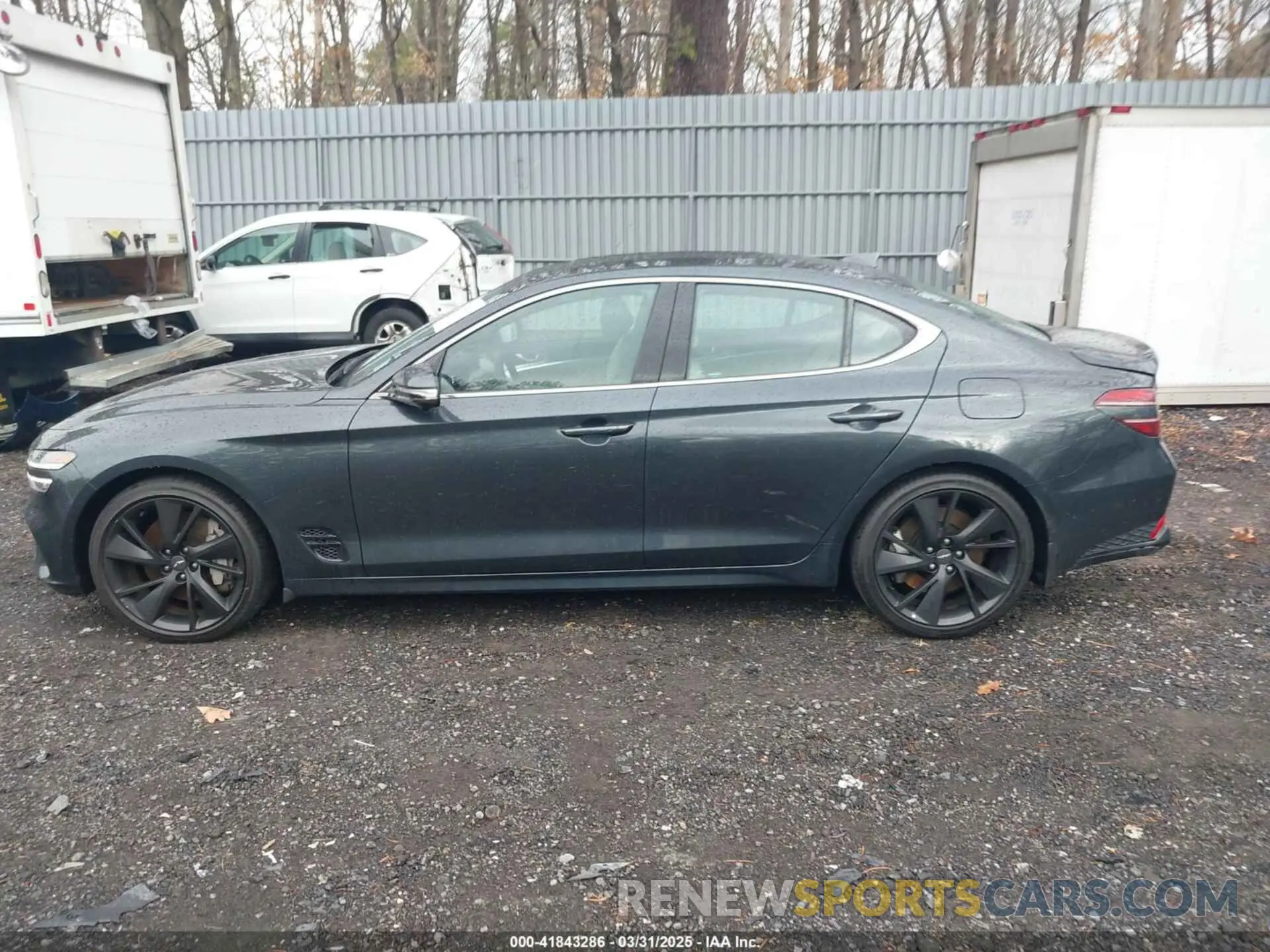 14 fotografías del automóvil dañado KMTG54TE6PU113485 GENESIS G70 2023
