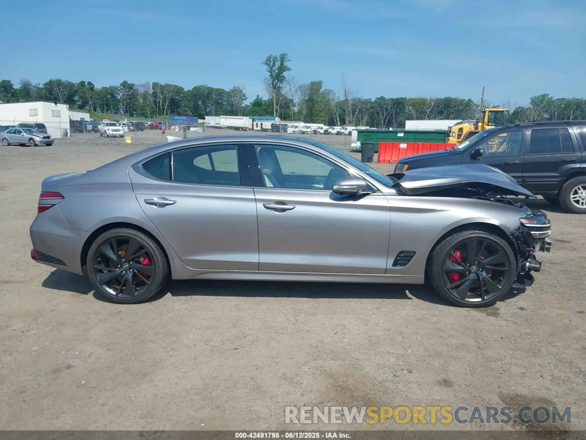 14 fotografías del automóvil dañado KMTG54TE8PU105680 GENESIS G70 2023