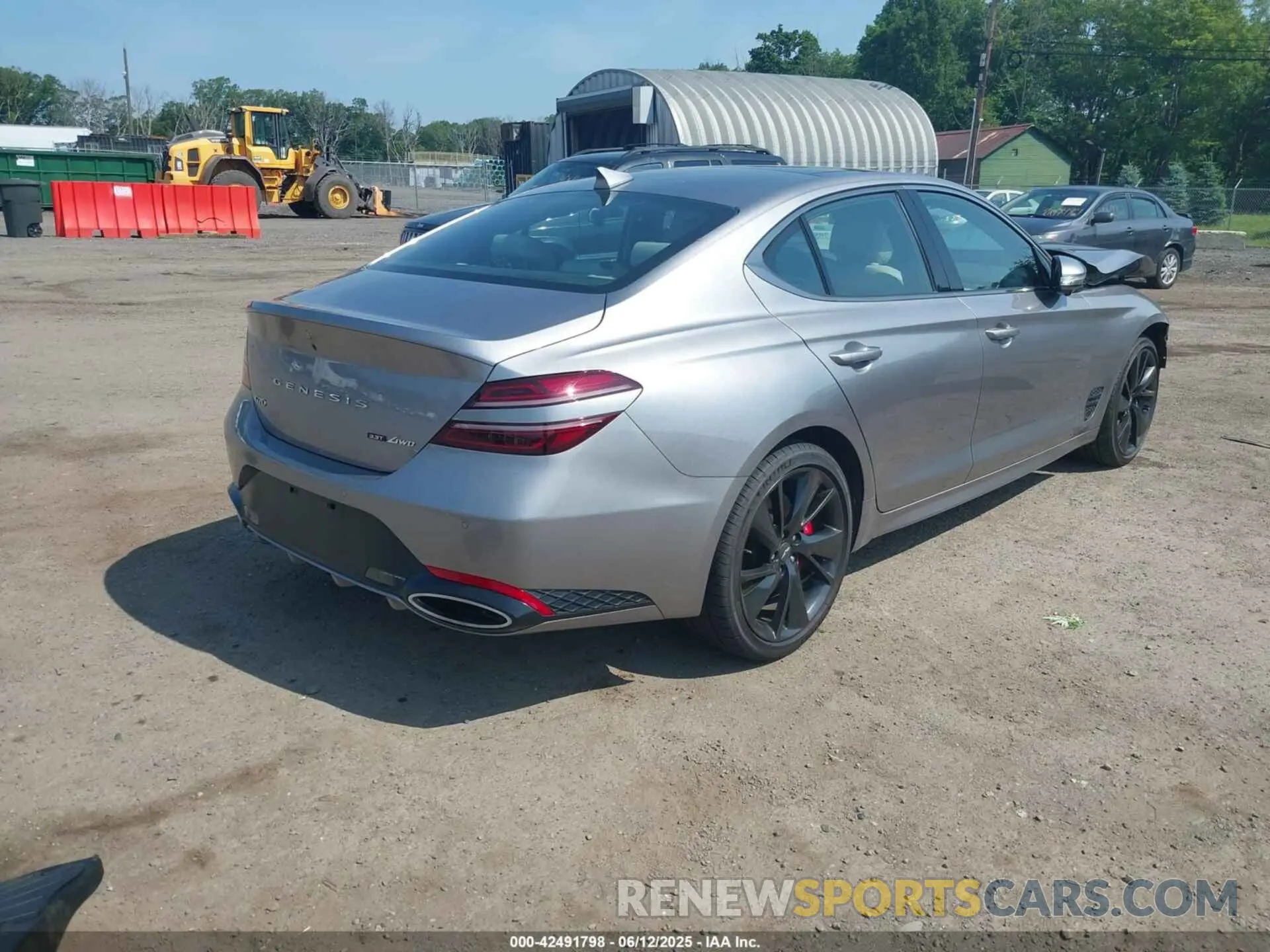 4 fotografías del automóvil dañado KMTG54TE8PU105680 GENESIS G70 2023