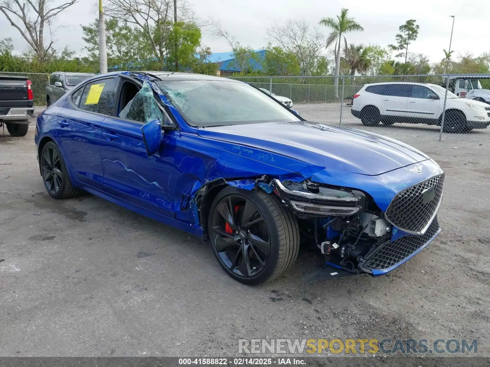 1 fotografías del automóvil dañado KMTG54TE9PU117563 GENESIS G70 2023