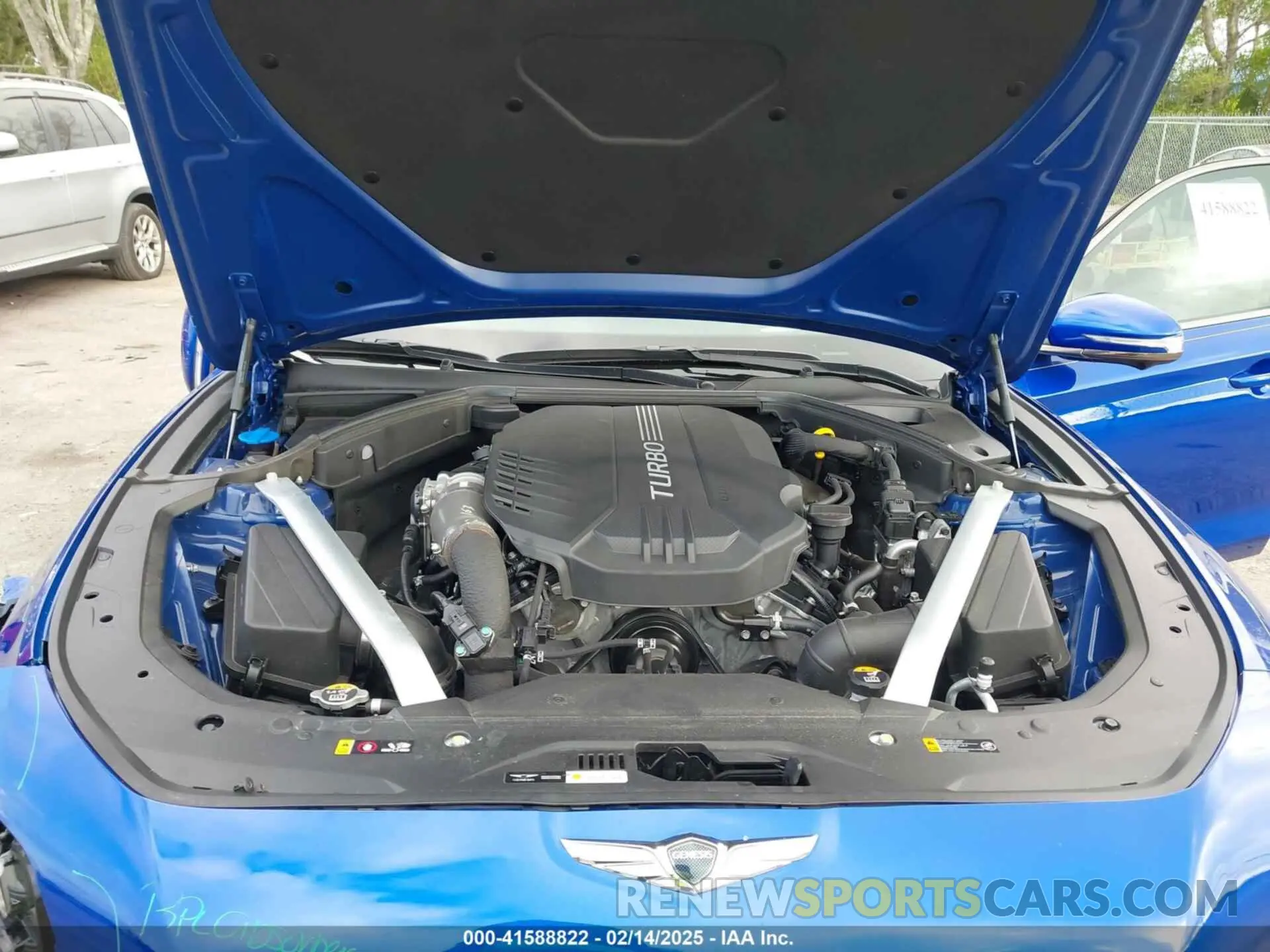 10 fotografías del automóvil dañado KMTG54TE9PU117563 GENESIS G70 2023