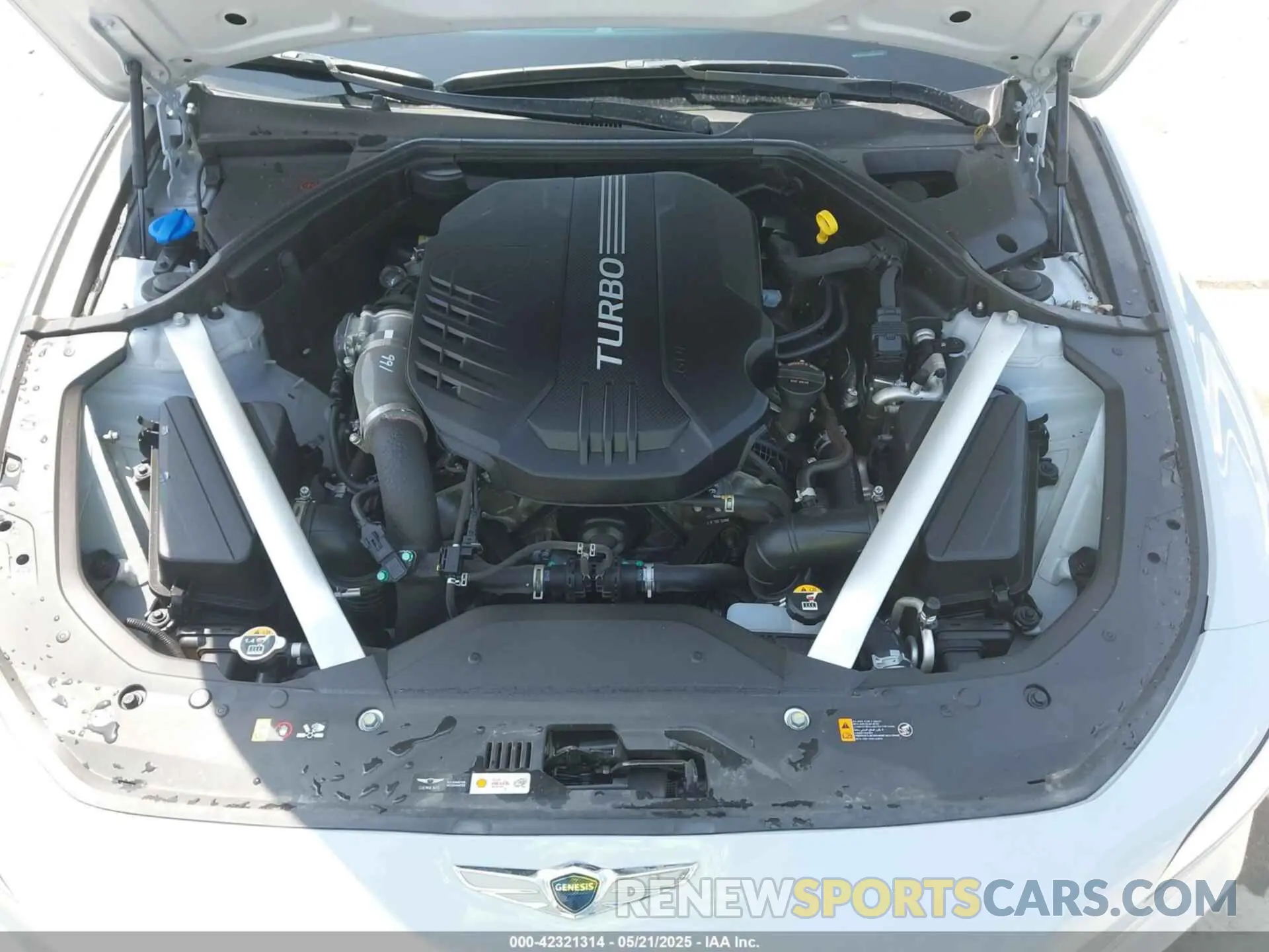 10 fotografías del automóvil dañado KMTG54TEXPU107592 GENESIS G70 2023