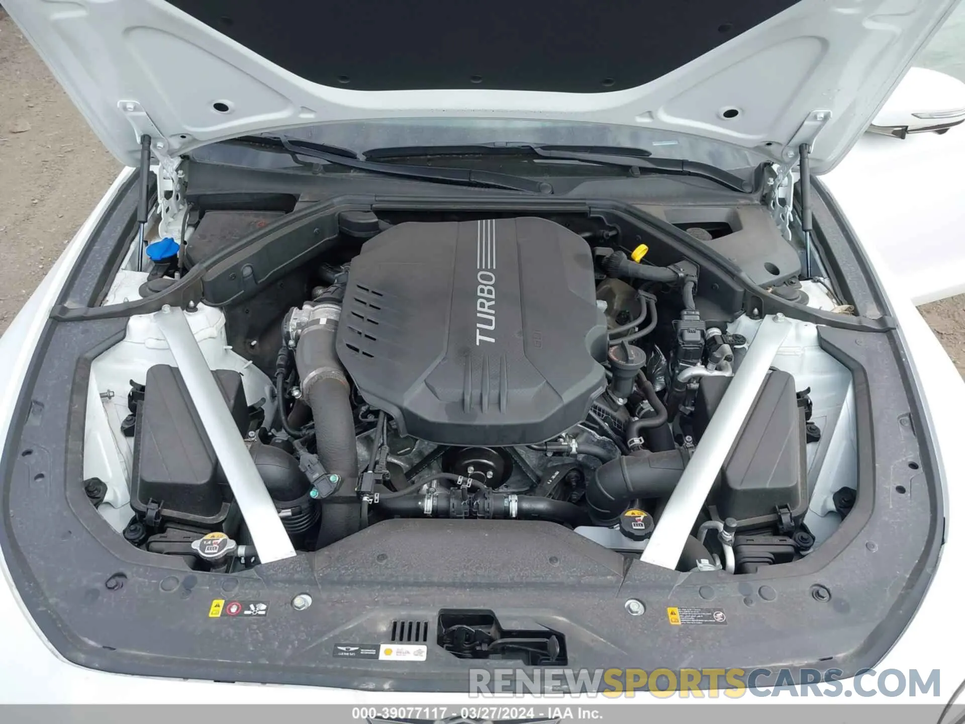 10 fotografías del automóvil dañado KMTG54TEXPU113425 GENESIS G70 2023