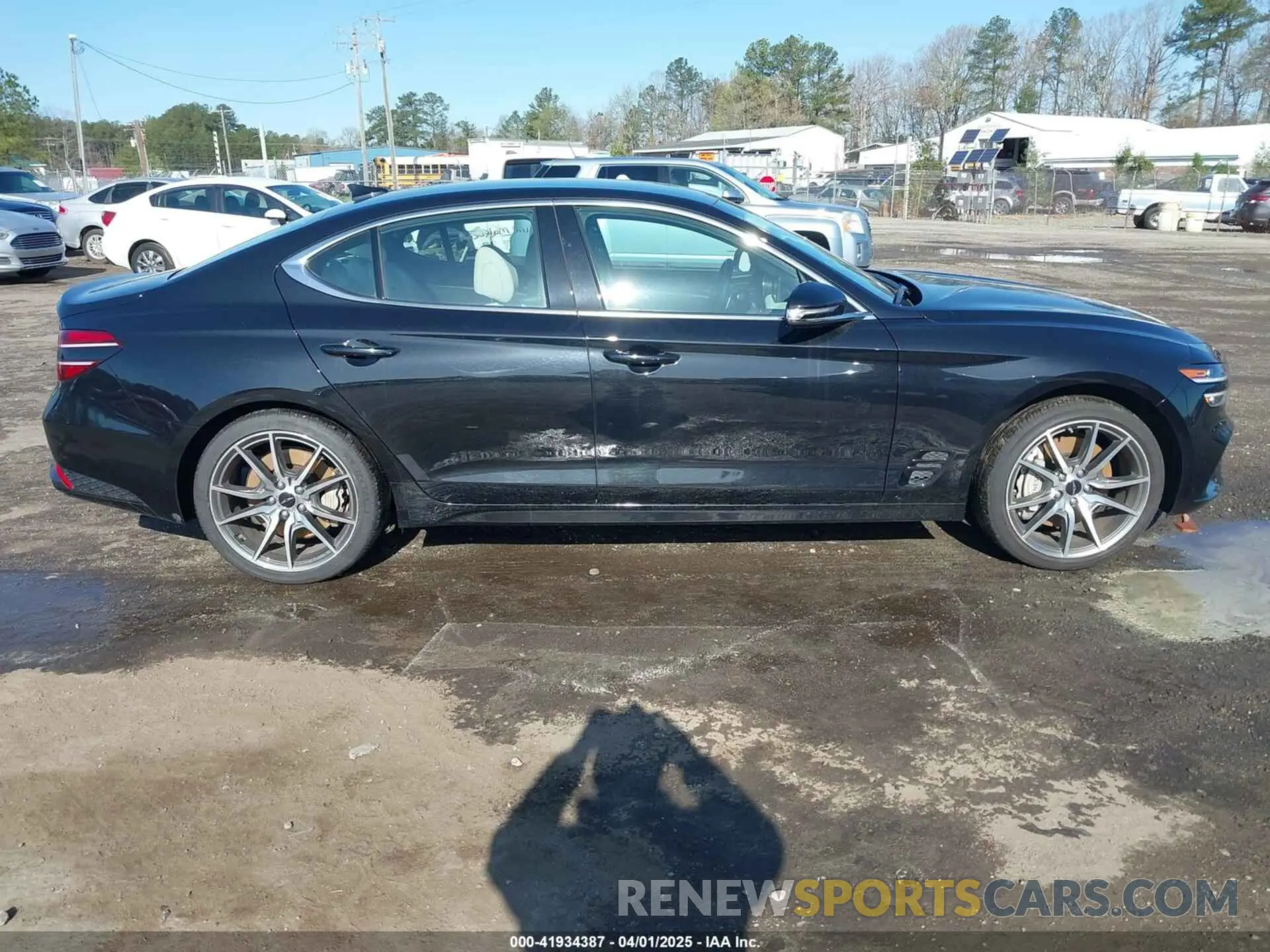 13 fotografías del automóvil dañado KMTG34SC7RU143488 GENESIS G70 2024