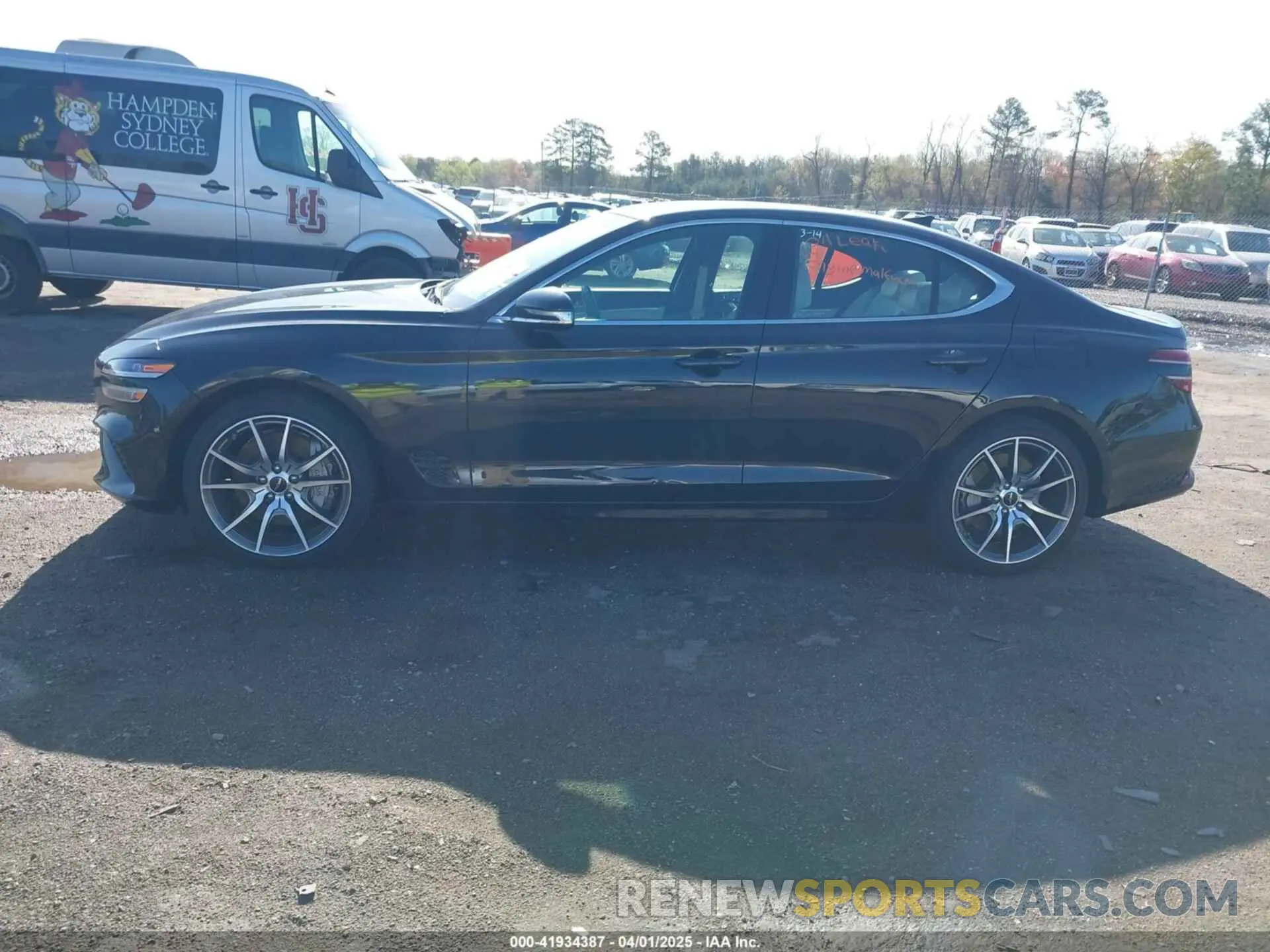 14 fotografías del automóvil dañado KMTG34SC7RU143488 GENESIS G70 2024