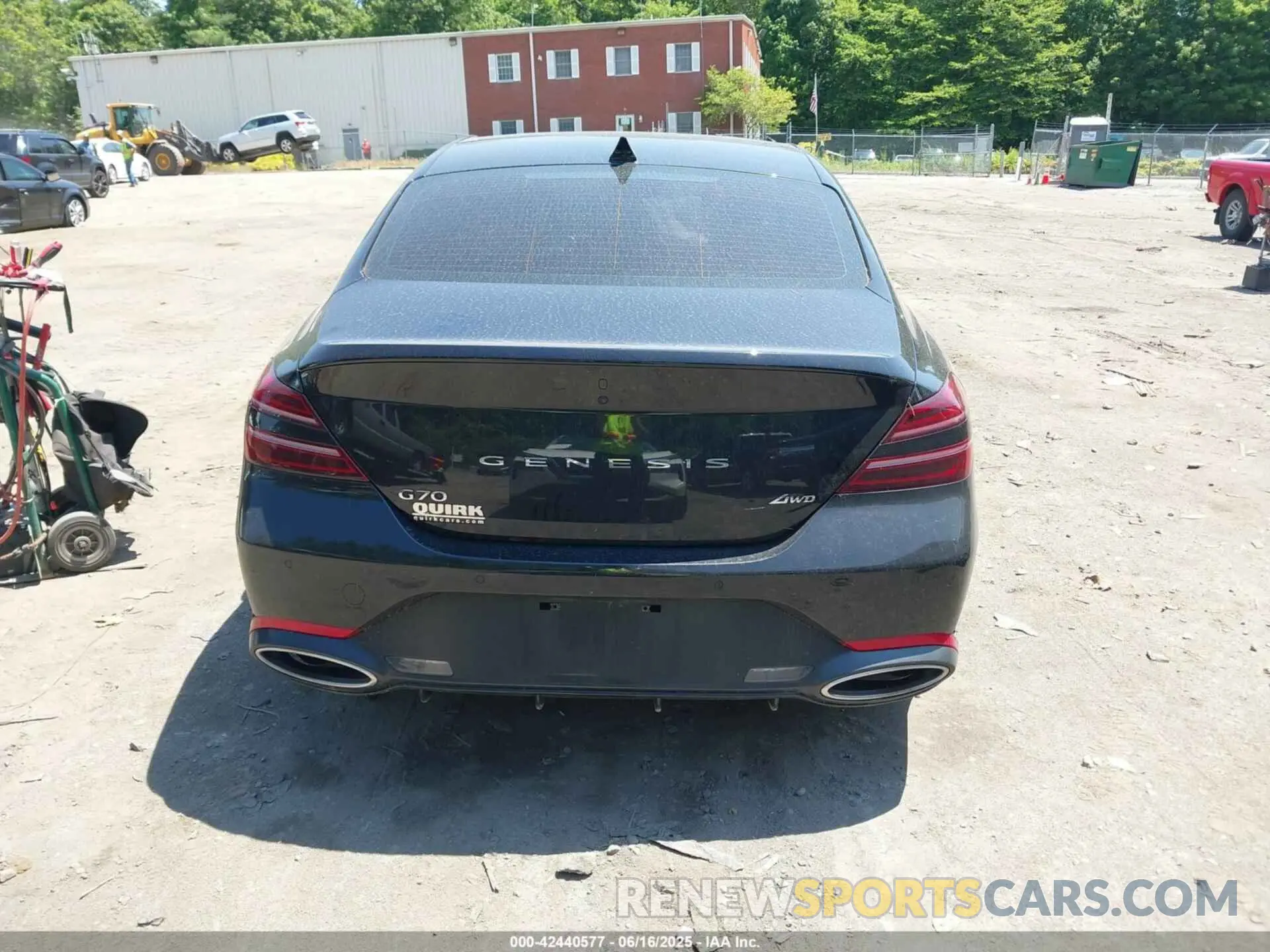 16 fotografías del automóvil dañado KMTG34SC8RU138218 GENESIS G70 2024