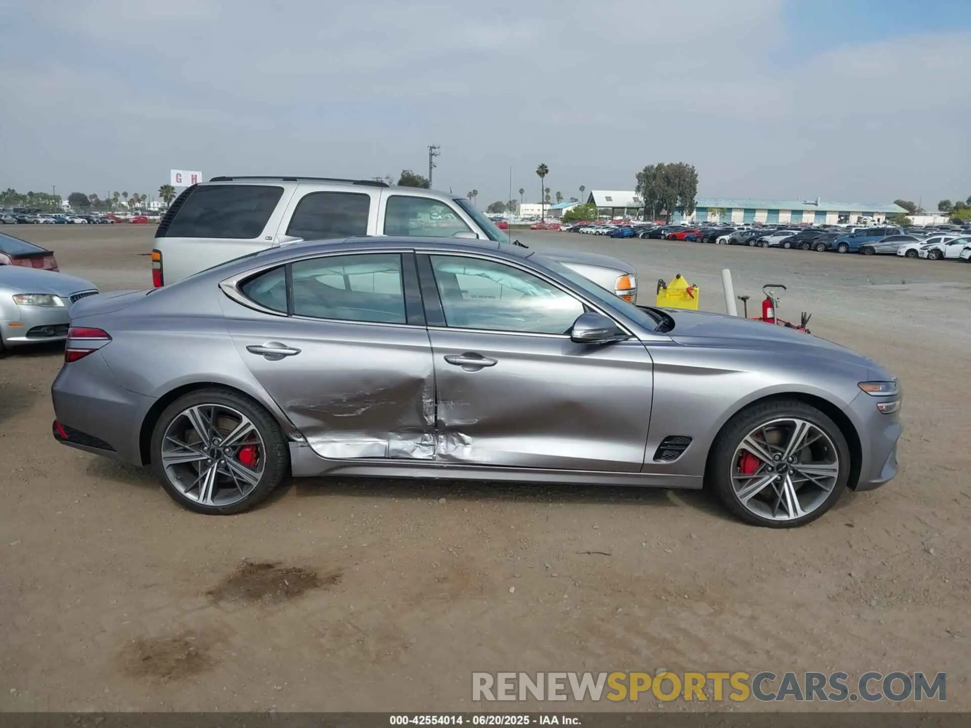13 fotografías del automóvil dañado KMTG34SC9RU137417 GENESIS G70 2024