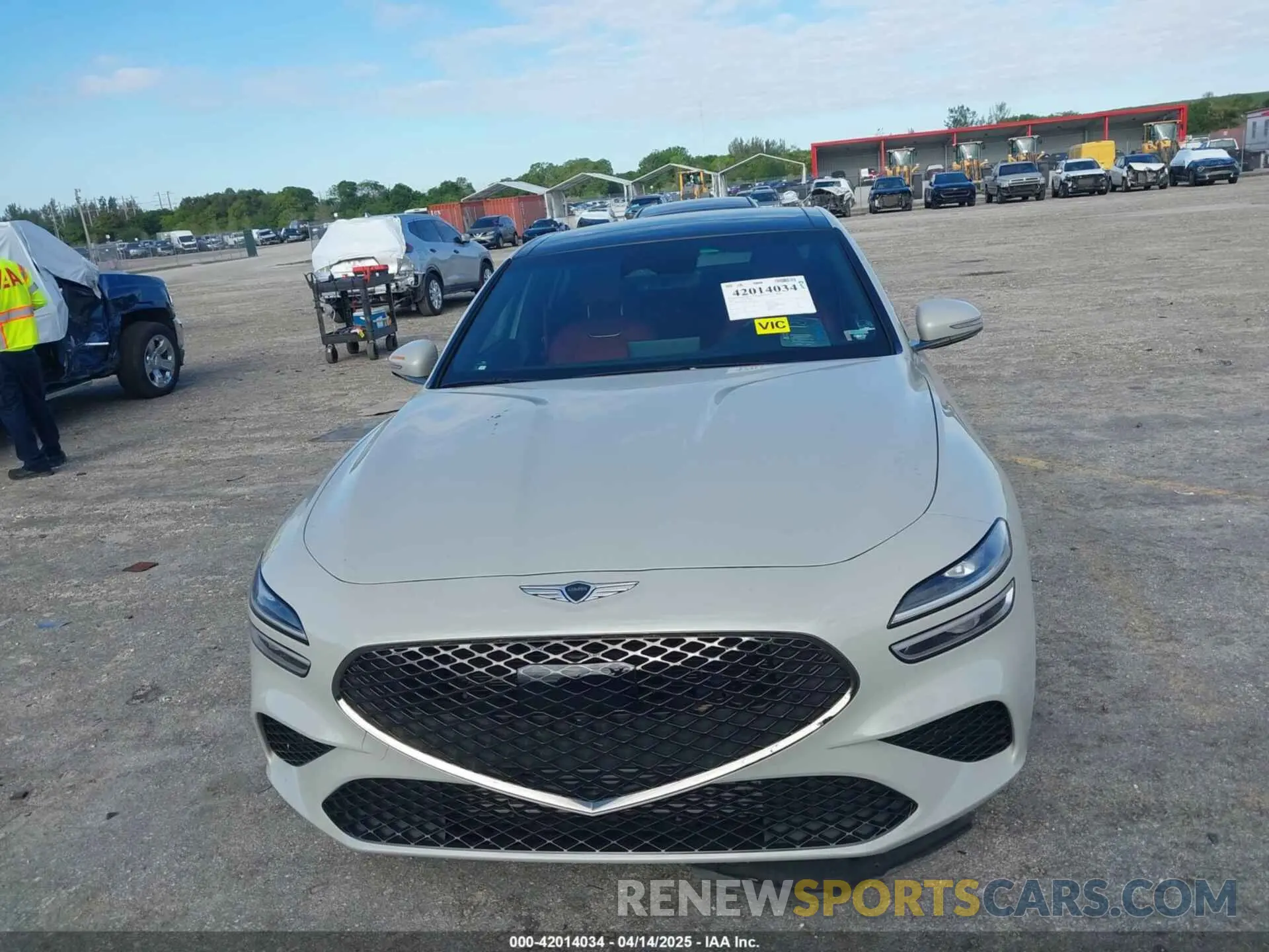 13 fotografías del automóvil dañado KMTG54SE7RU141266 GENESIS G70 2024