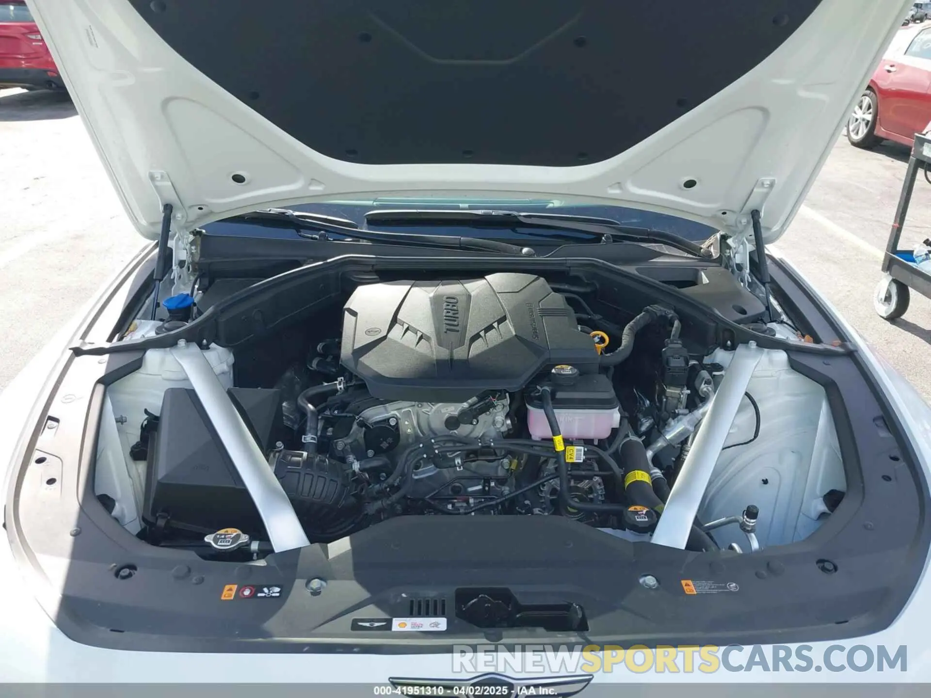 10 fotografías del automóvil dañado KMTG34SC1SU156324 GENESIS G70 2025