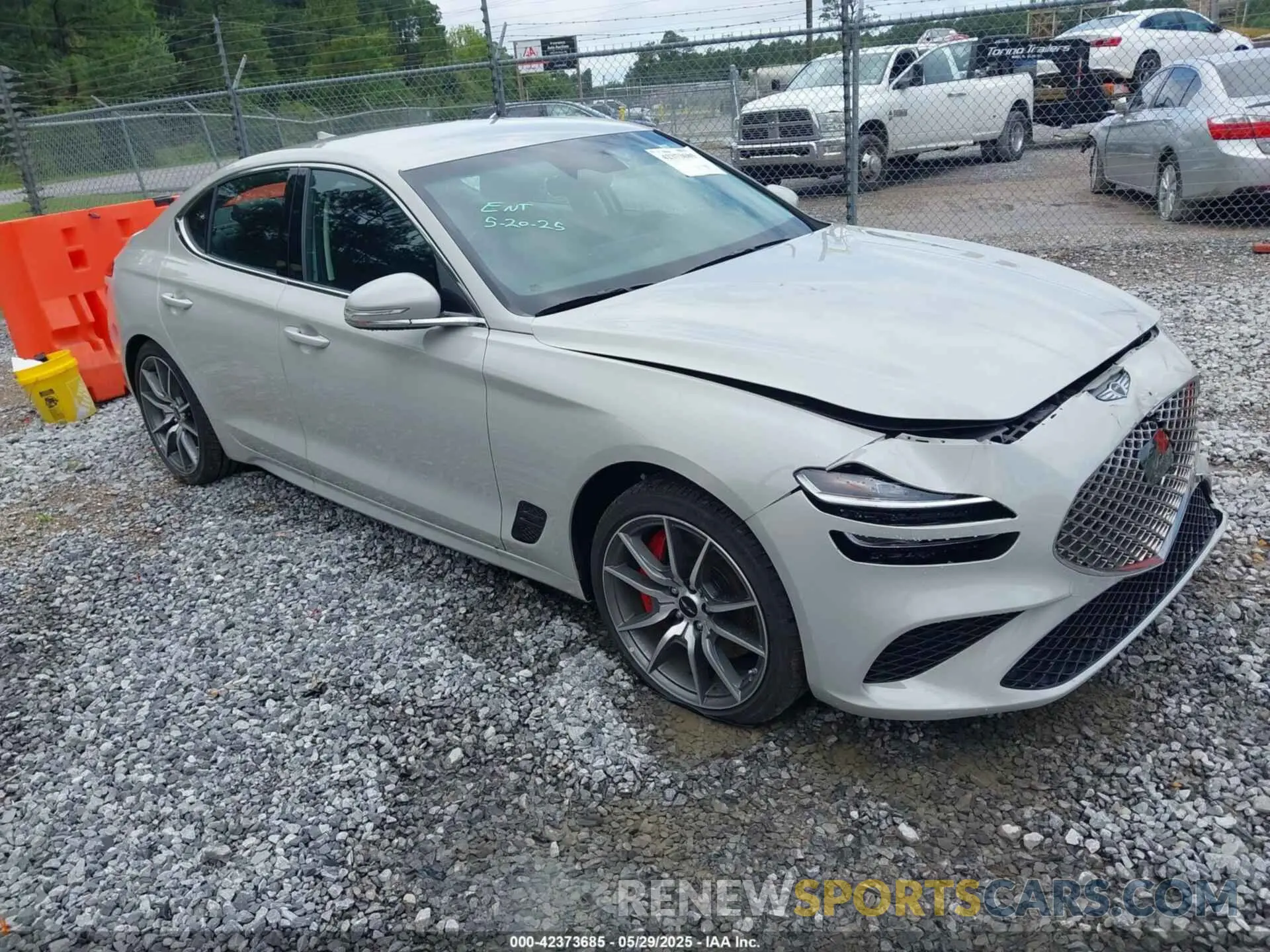 1 fotografías del automóvil dañado KMTG34SC2SU155702 GENESIS G70 2025