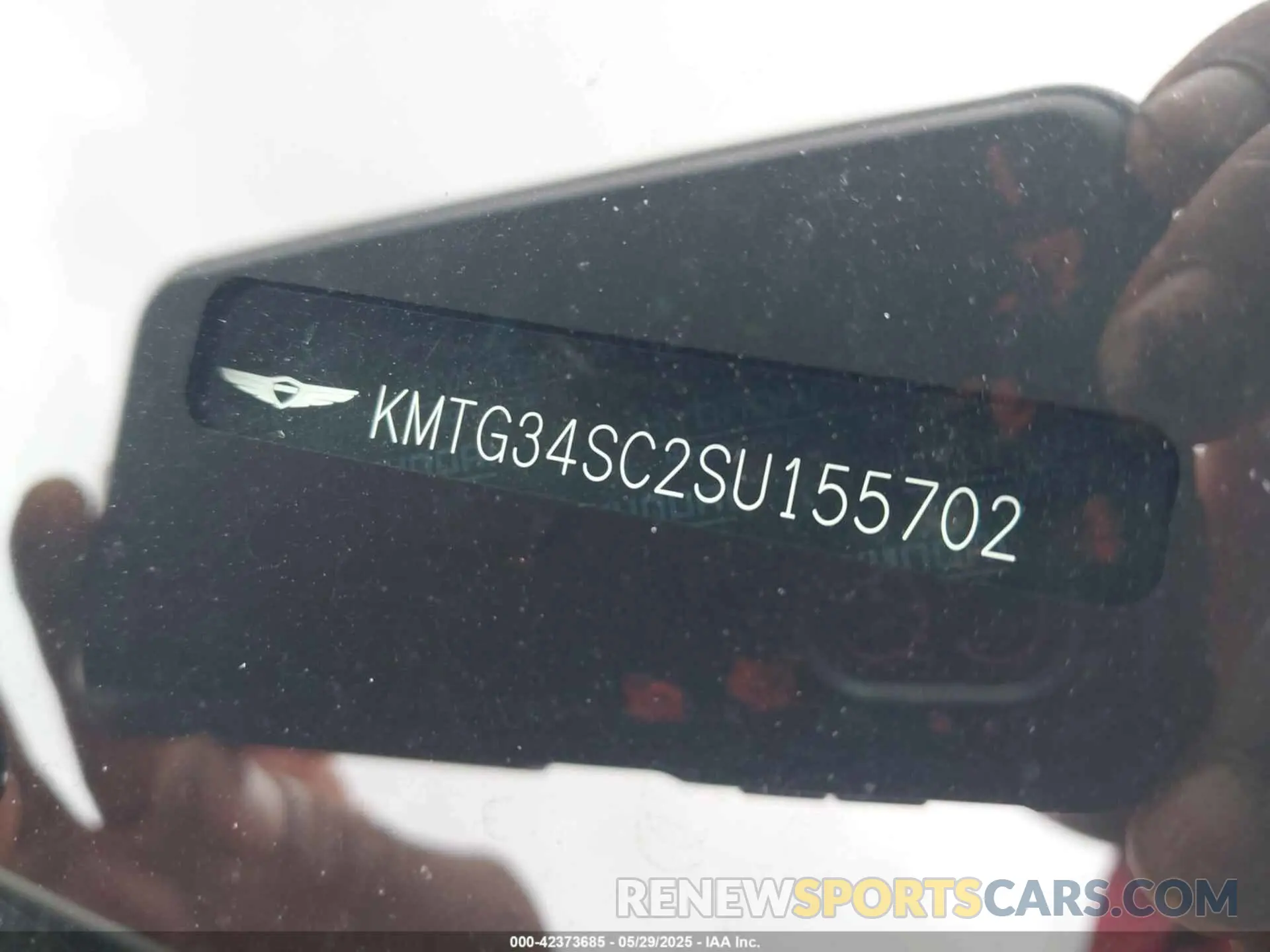 9 fotografías del automóvil dañado KMTG34SC2SU155702 GENESIS G70 2025