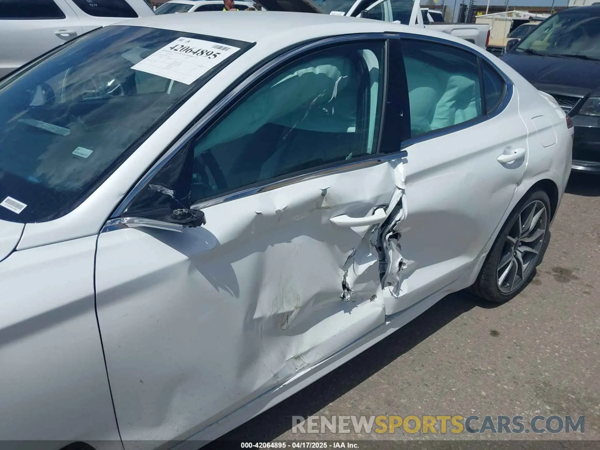 6 fotografías del automóvil dañado KMTG34SC6SU155525 GENESIS G70 2025