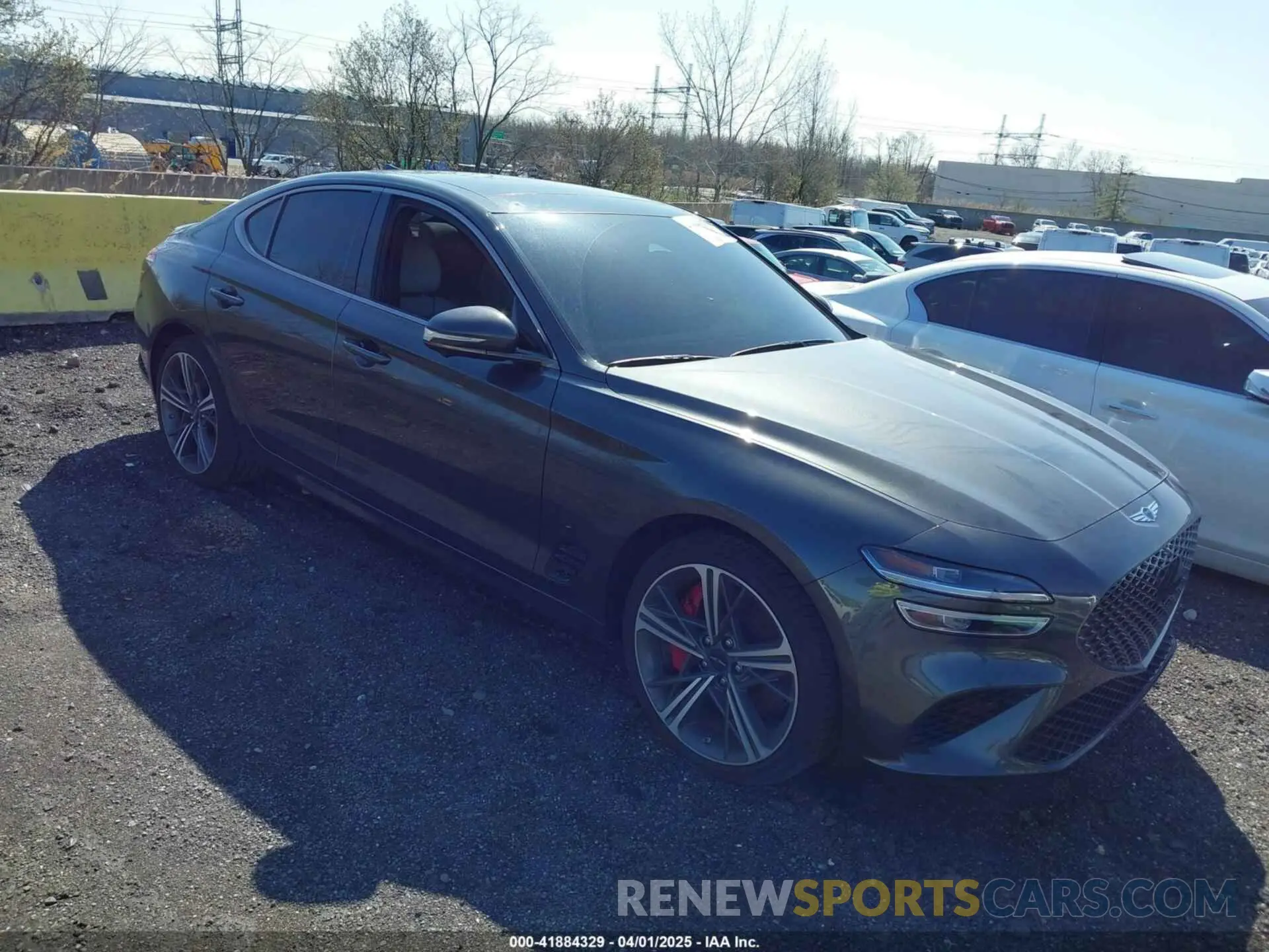 1 fotografías del automóvil dañado KMTG54SE6SU149655 GENESIS G70 2025
