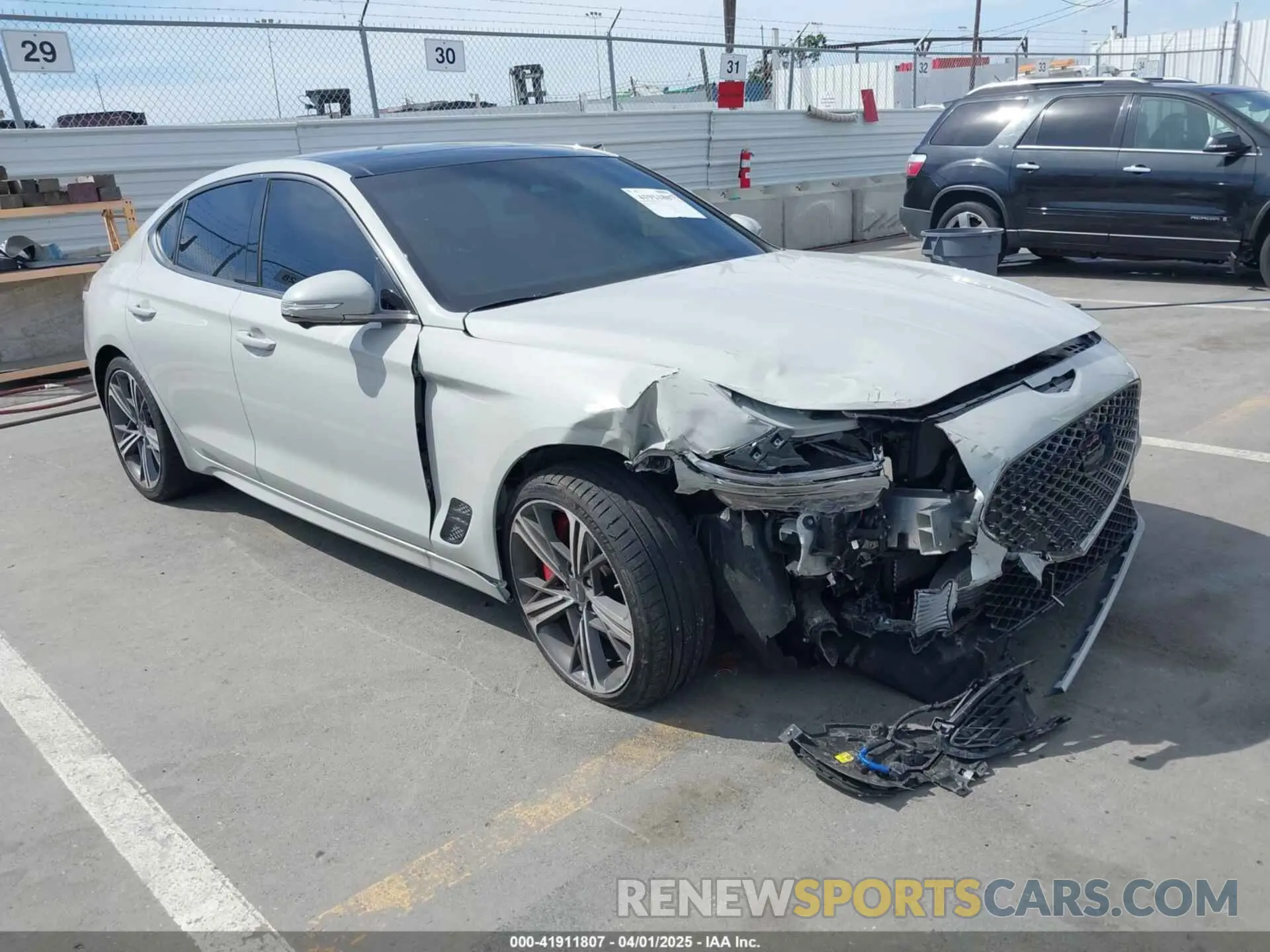 1 fotografías del automóvil dañado KMTG54SE6SU149705 GENESIS G70 2025